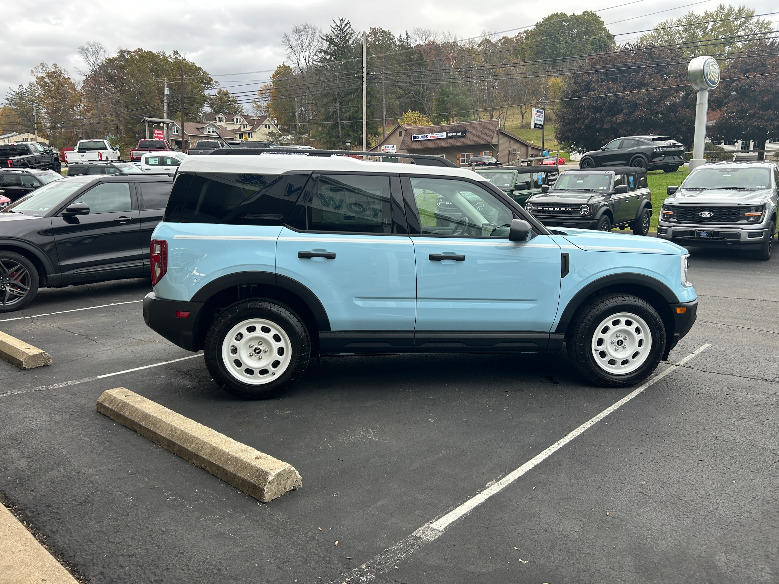2025 Ford Bronco Sport Heritage Robins Egg Blue at Town & Country Ford