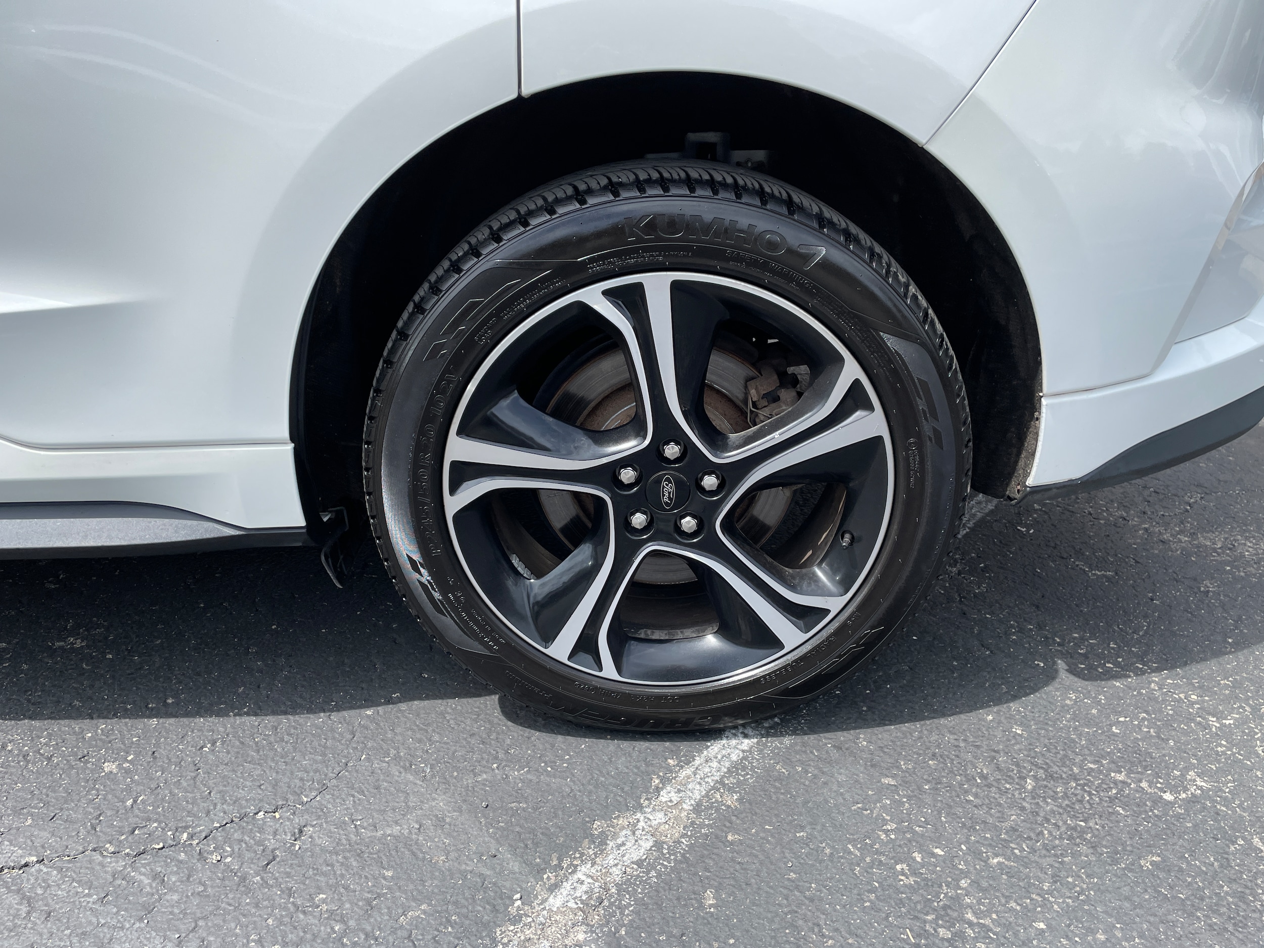 2023 Ford Edge ST Star White at South Park Mitsubishi