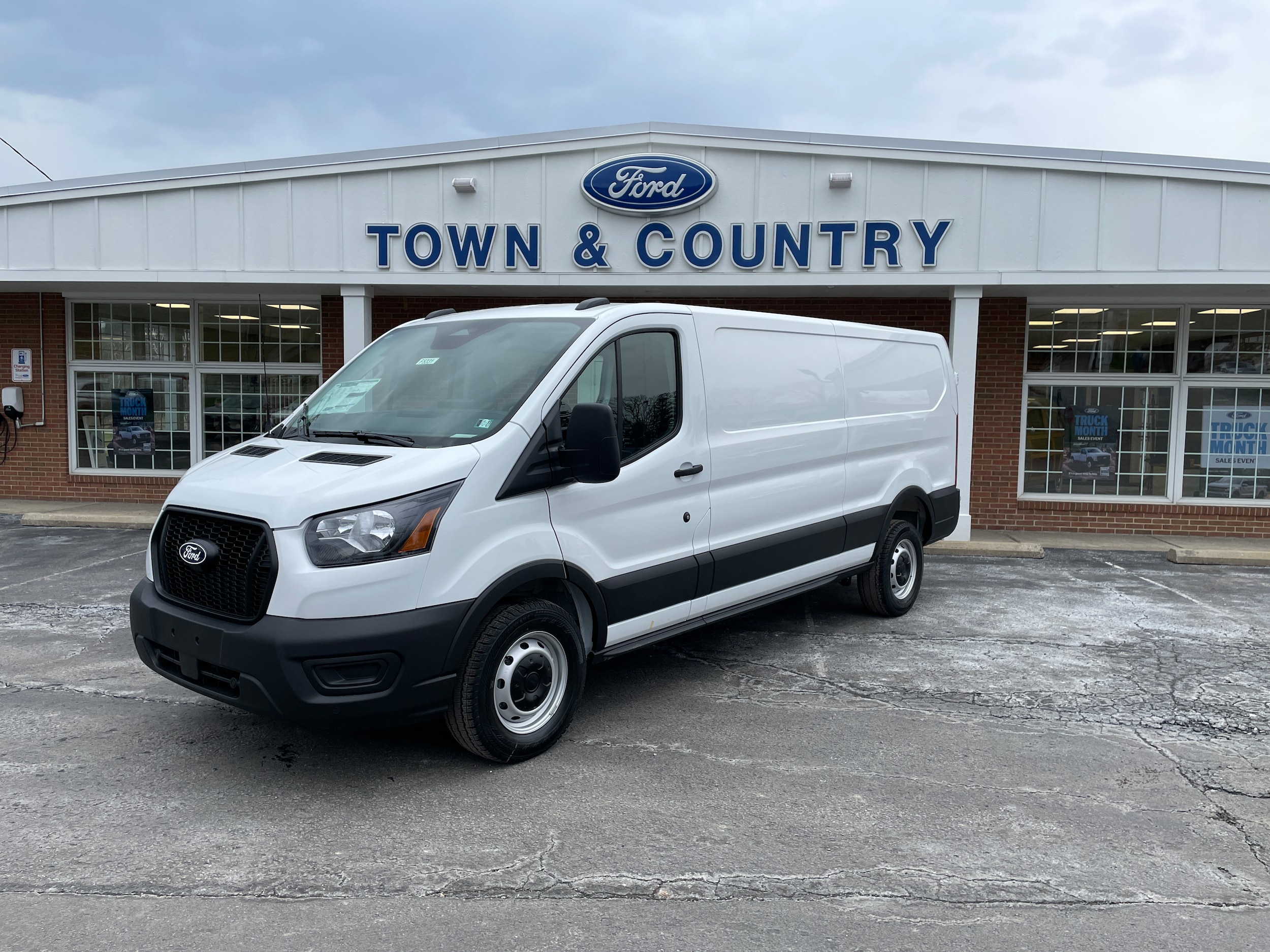 2026 Ford Transit Cargo Van 250 Low Roof Oxford White at Washington Ford