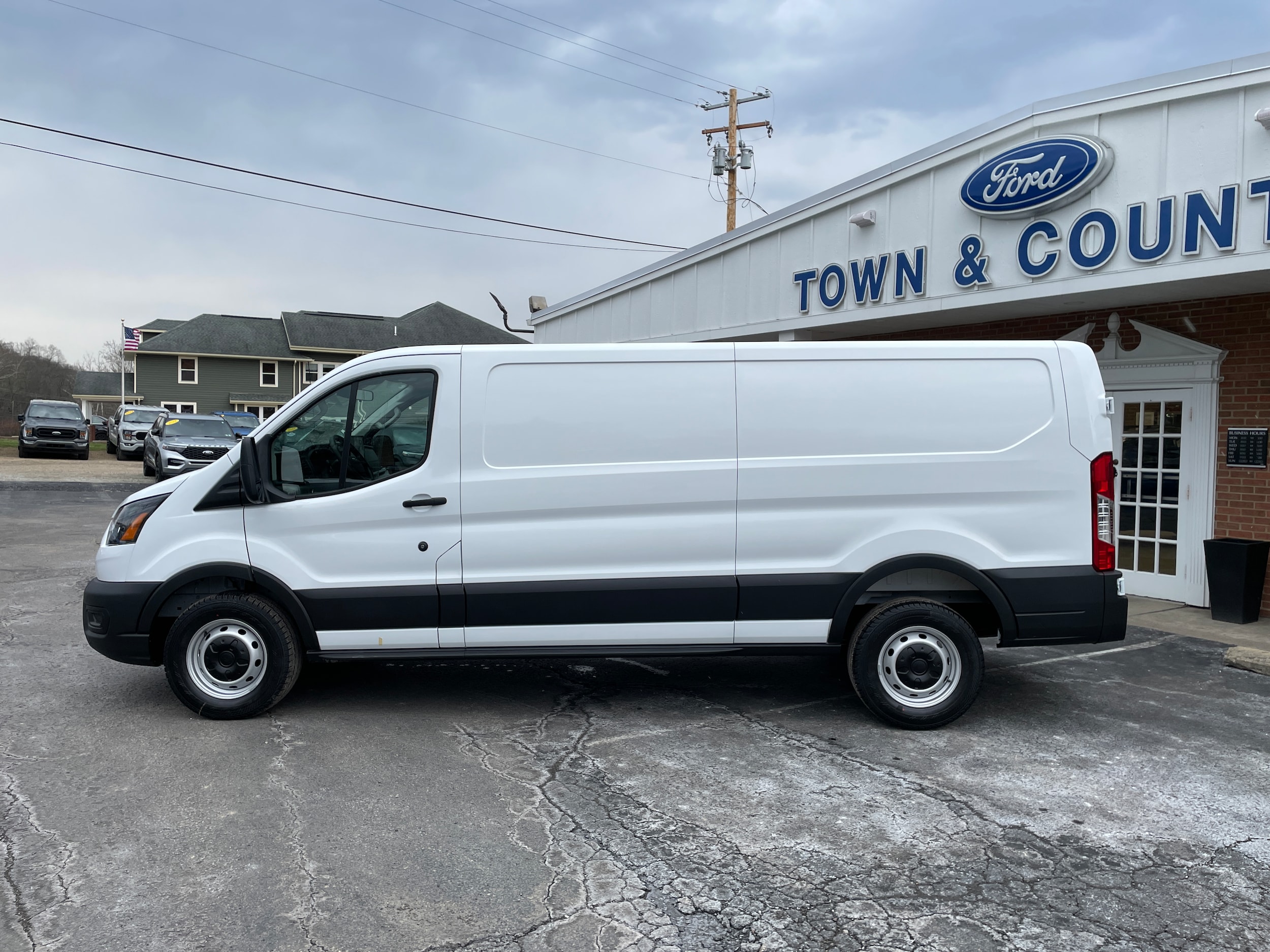 2026 Ford Transit Cargo Van 250 Low Roof Oxford White at Washington Ford
