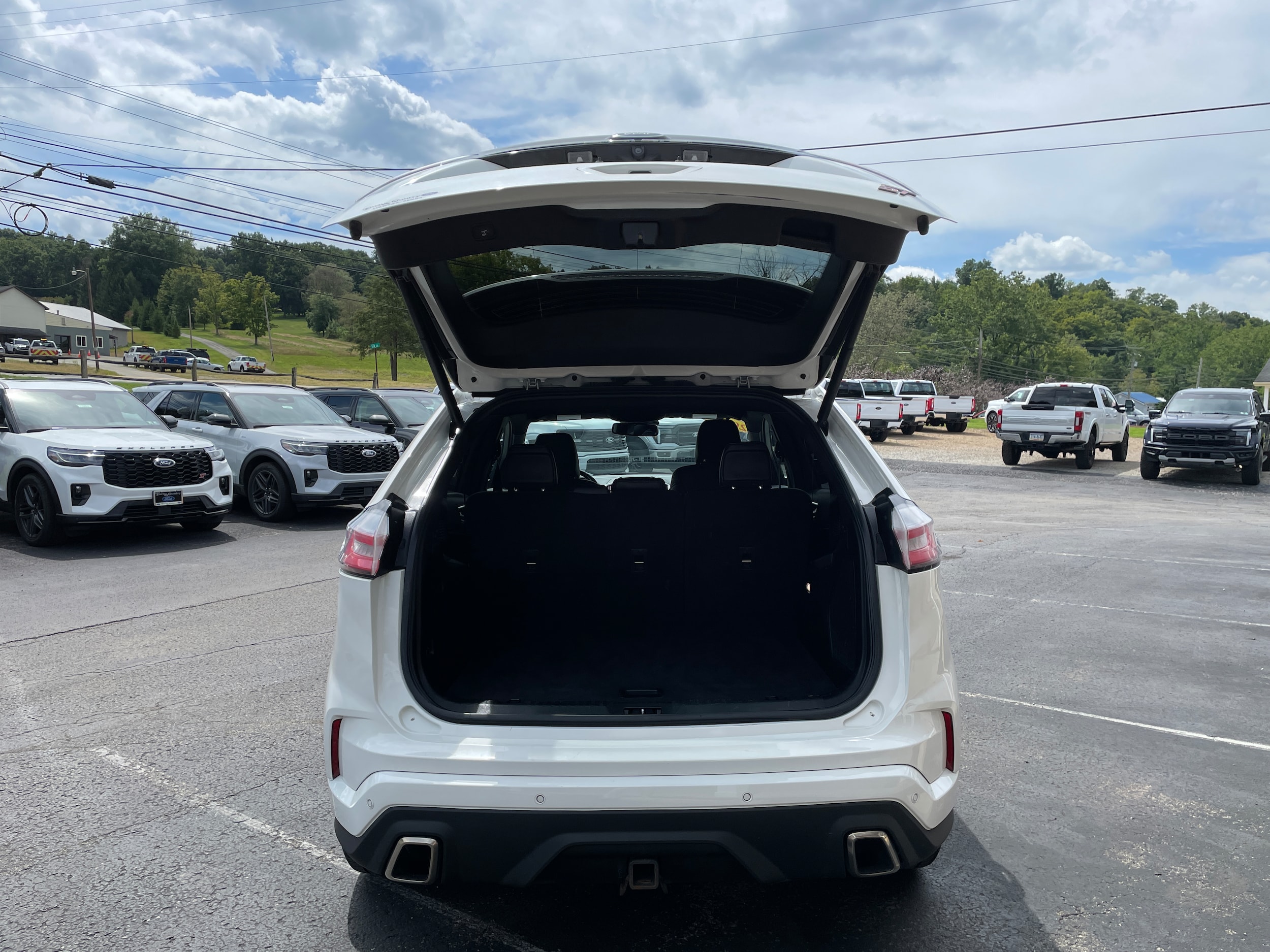 2023 Ford Edge ST Star White at South Park Mitsubishi