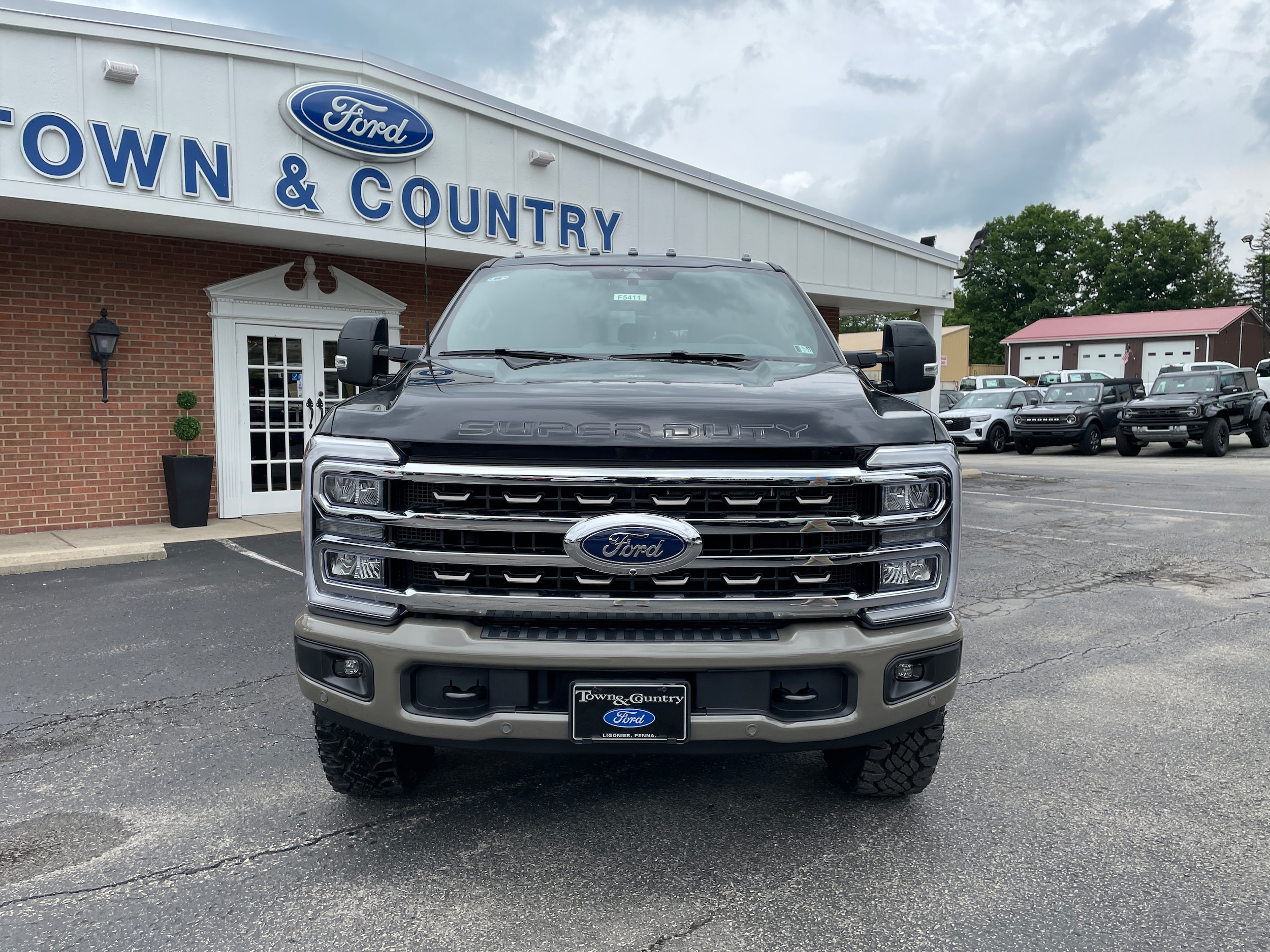 2026 Ford F-250 Pickup F-250&reg; King Ranch&reg; Agate Black Metallic at Town & Country Ford