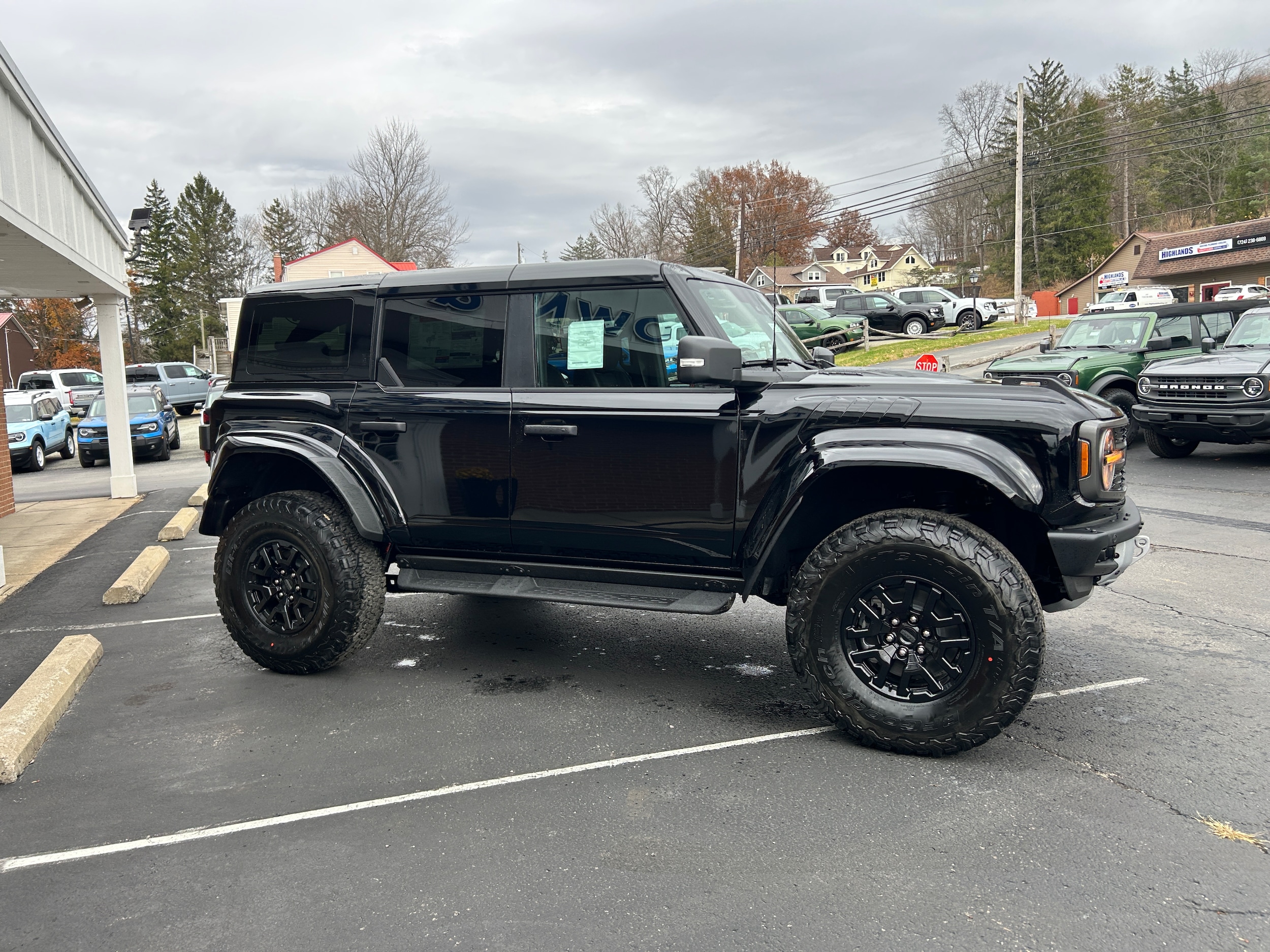 2025 Ford Bronco Raptor Shadow Black at Town & Country Ford