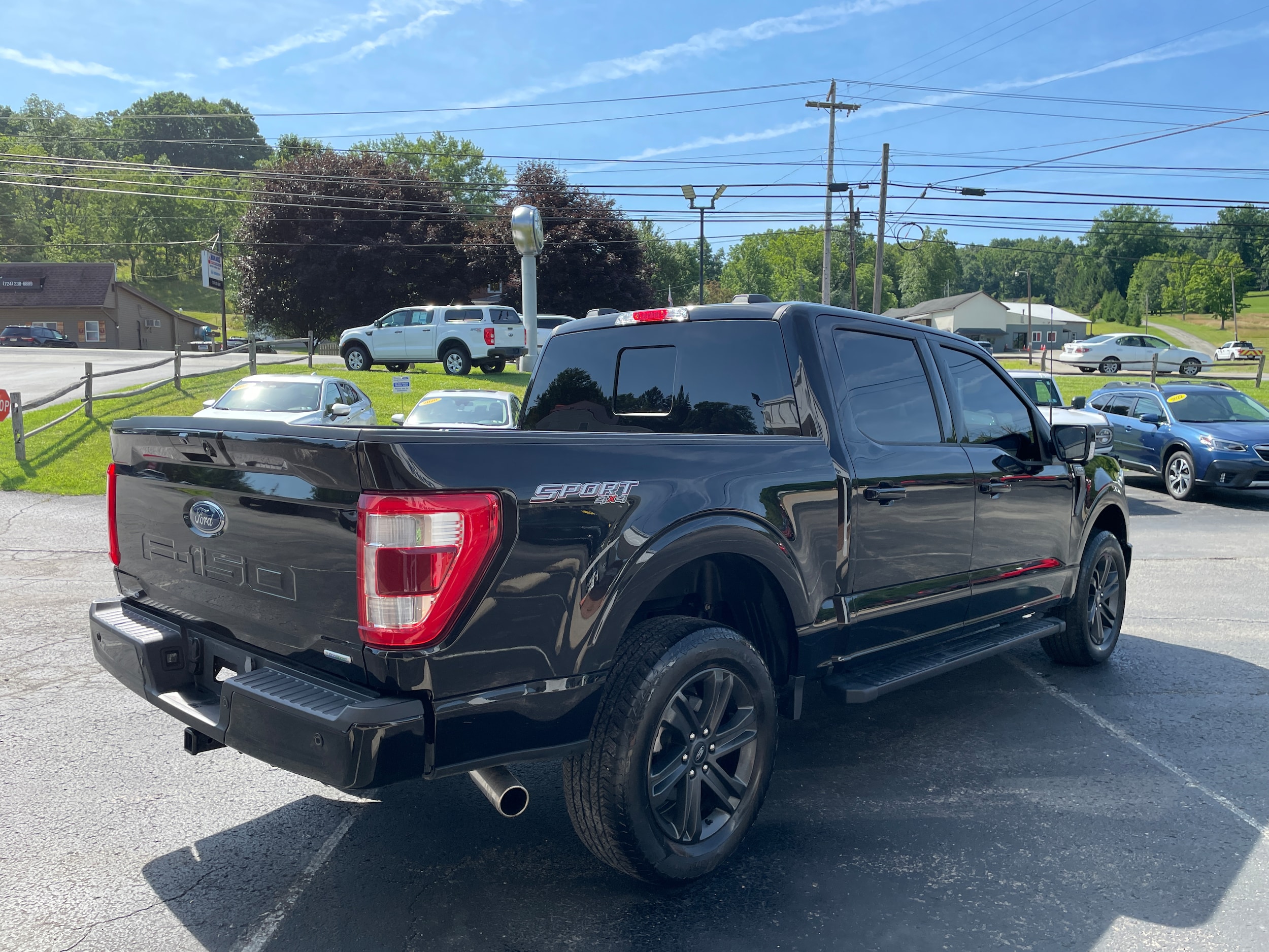 2023 Ford F-150 Lariat Agate Black Metallic at Town & Country Ford