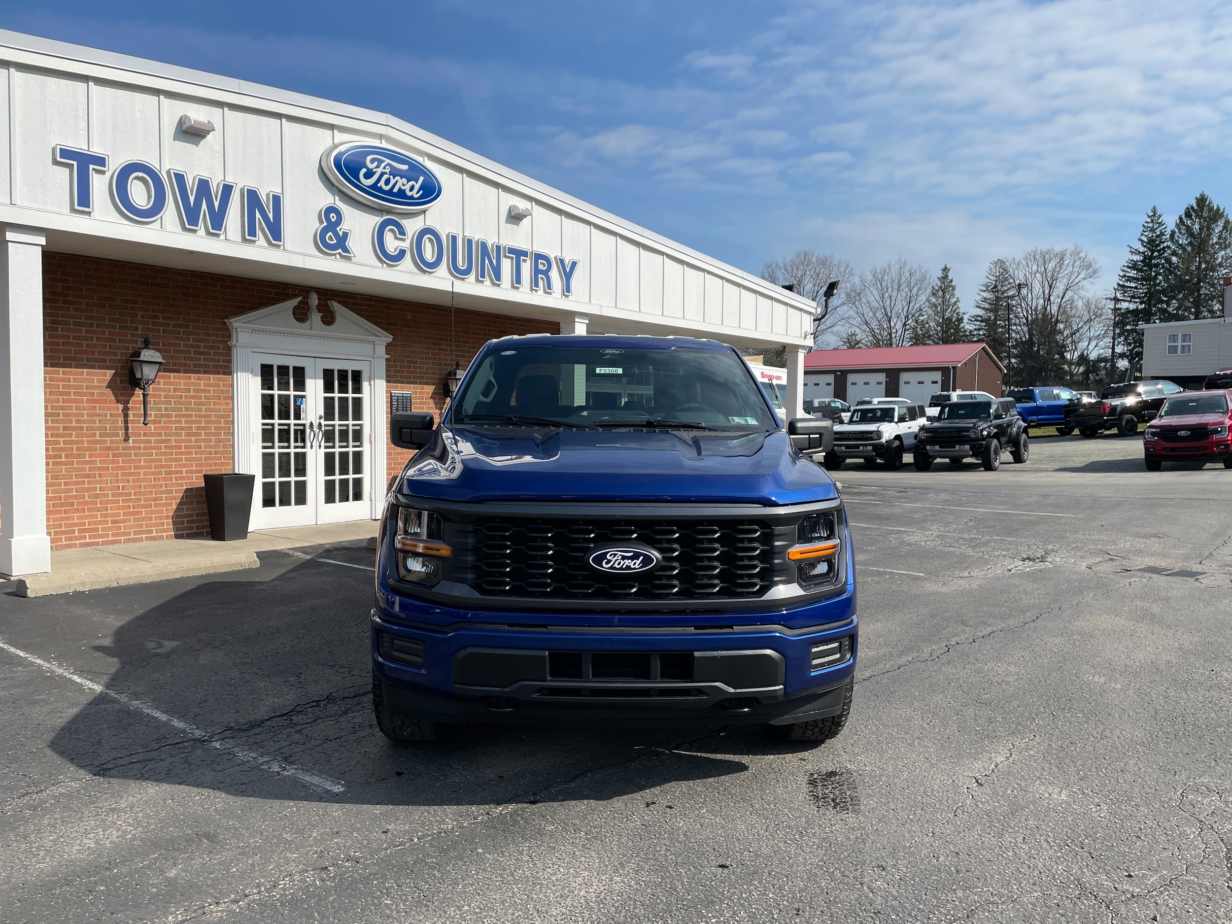 2026 Ford F-150 STX Argon Blue Metallic at Town & Country Ford