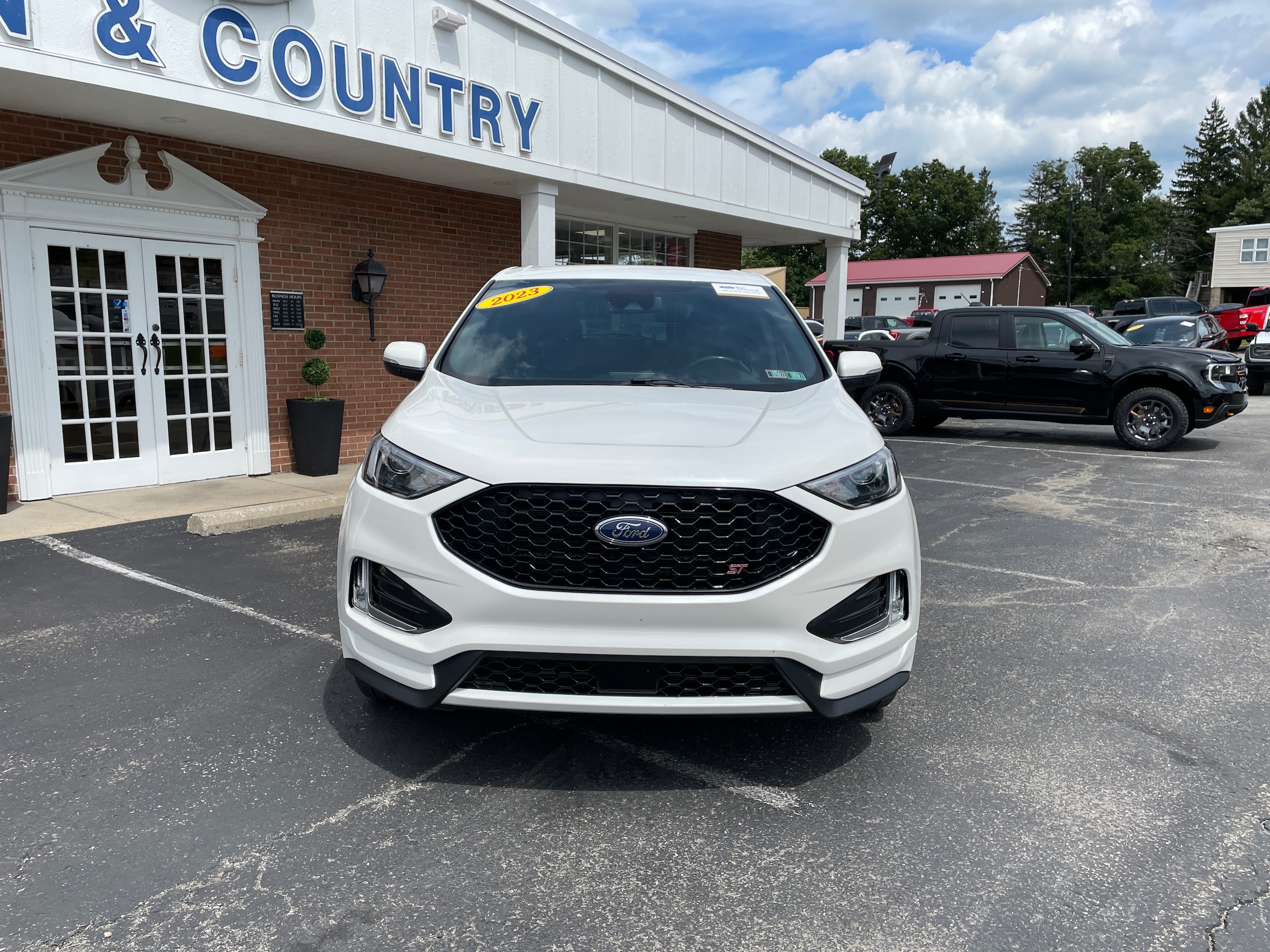 2023 Ford Edge ST Star White at South Park Mitsubishi