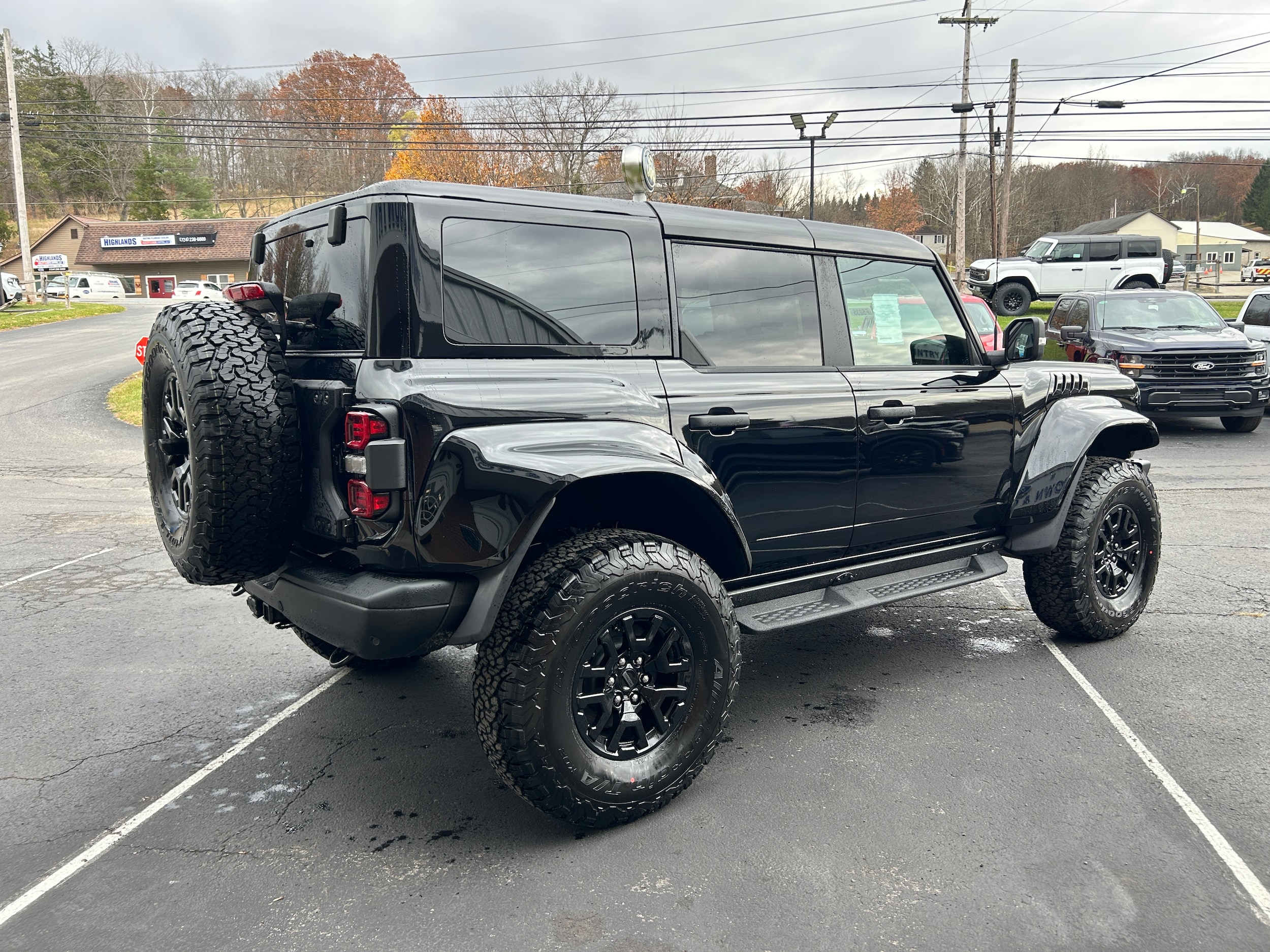 2025 Ford Bronco Raptor Shadow Black at Town & Country Ford