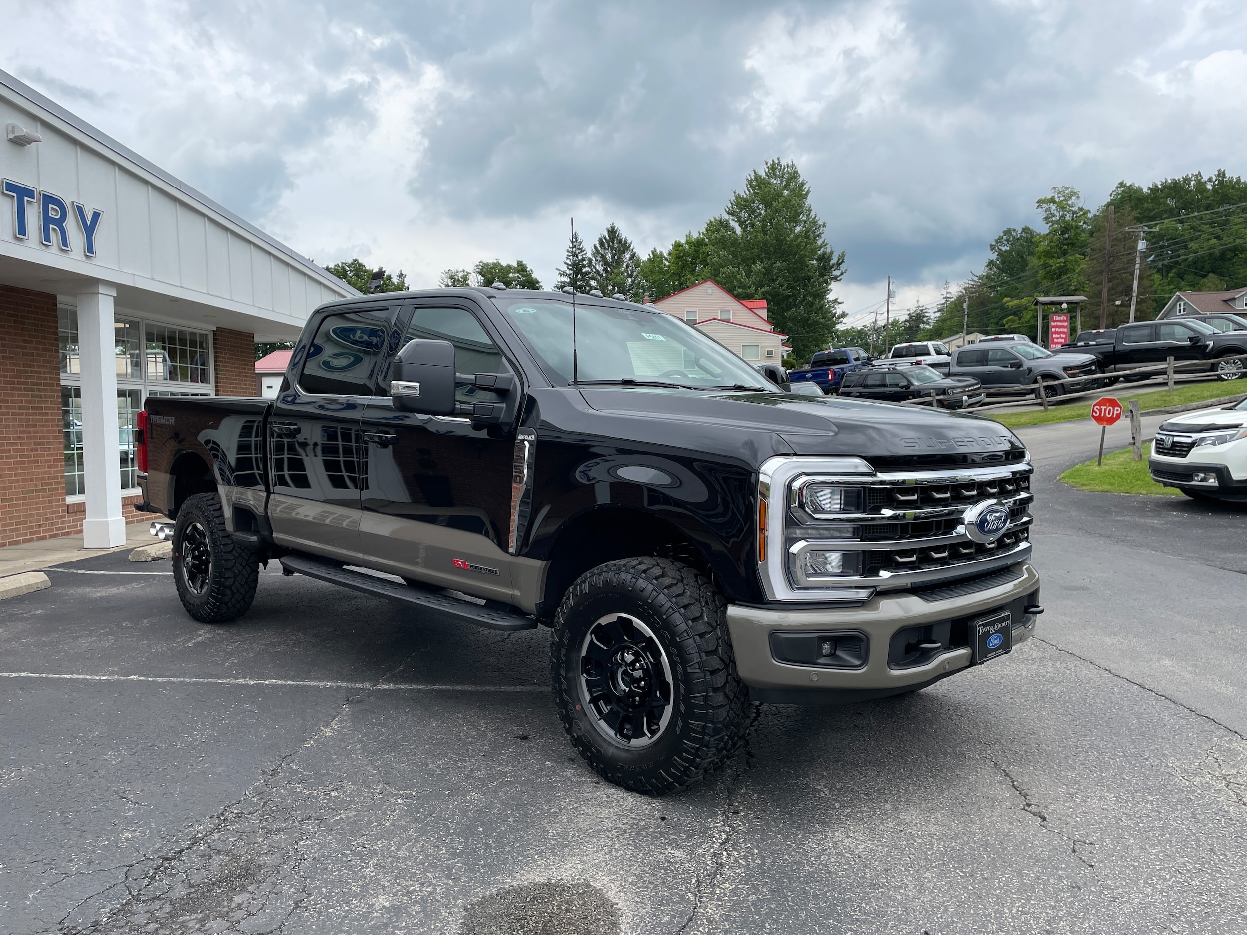 2026 Ford F-250 Pickup F-250&reg; King Ranch&reg; Agate Black Metallic at Town & Country Ford