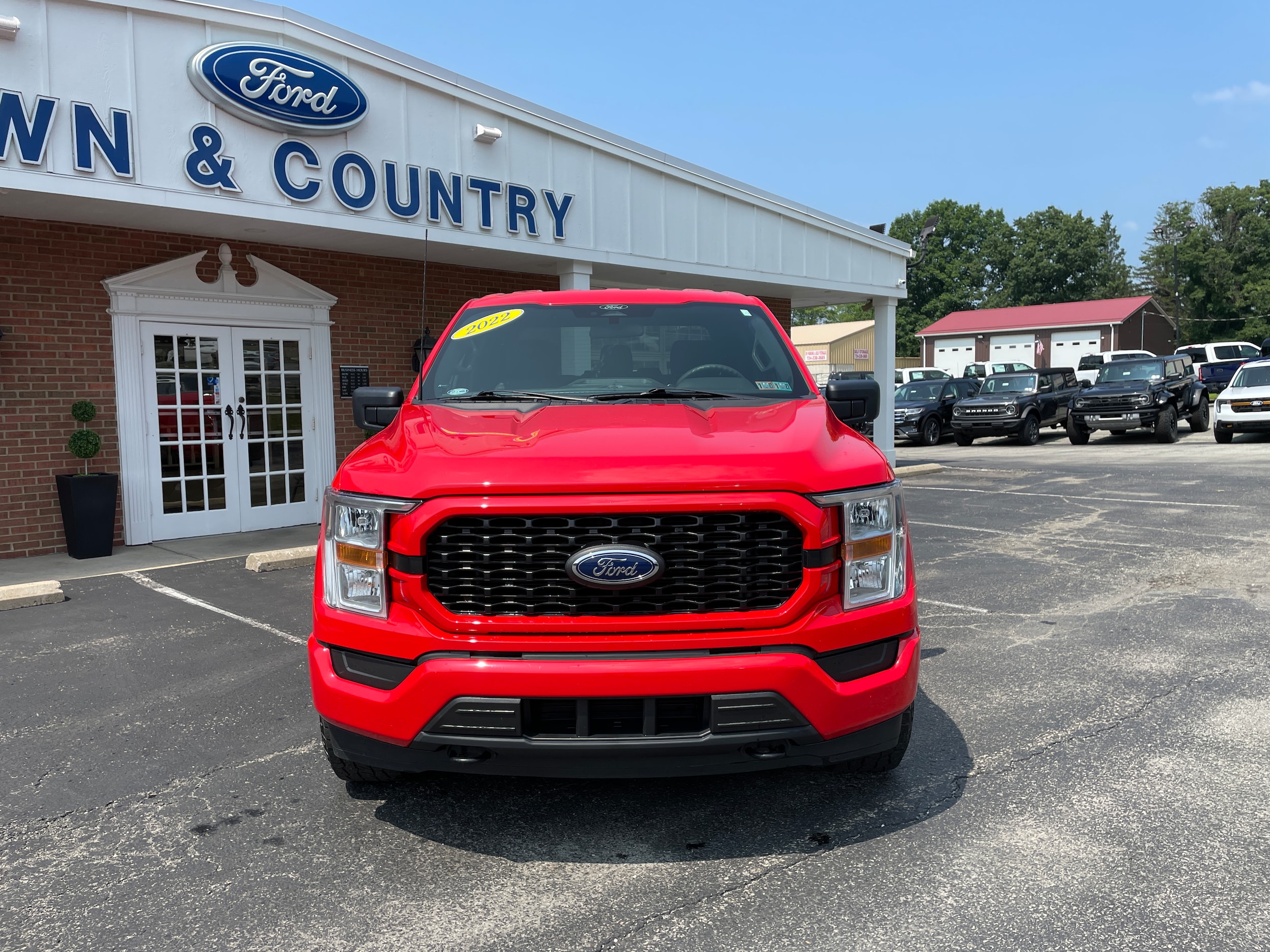 2022 Ford F-150 STX Race Red at Town & Country Ford