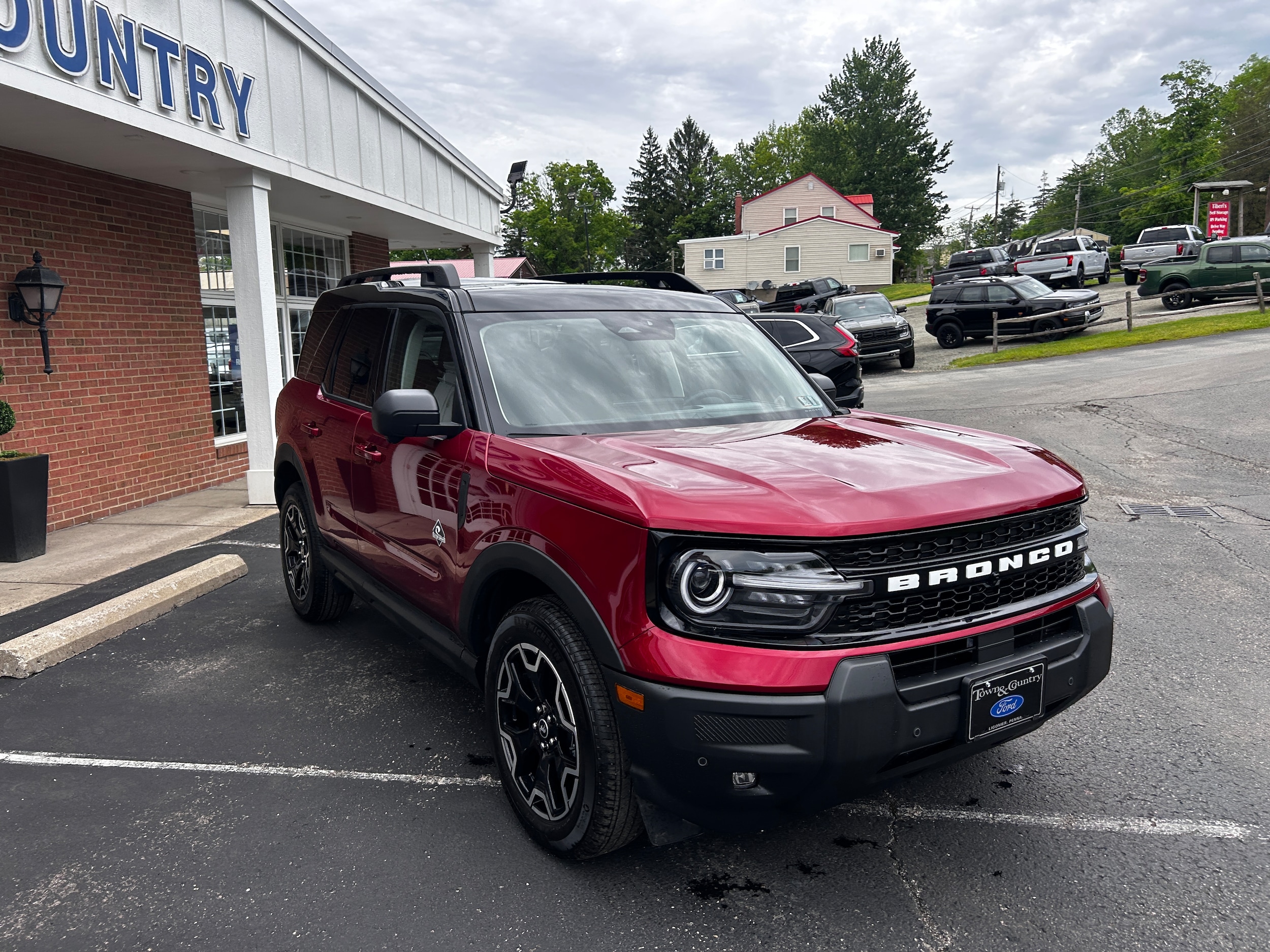 2025 Ford Bronco Sport Outer Banks Ruby Red Metallic Tinted Clearcoat at Town & Country Ford
