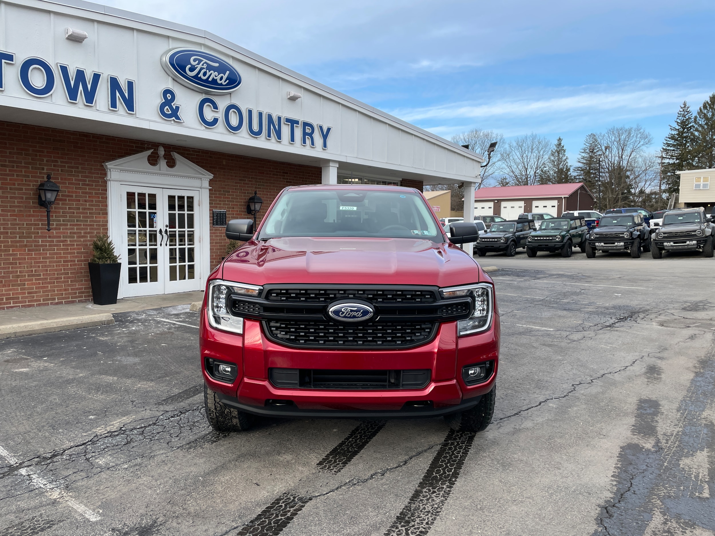 2026 Ford Ranger XL Ruby Red Metallic Tinted Clearcoat at Washington Ford