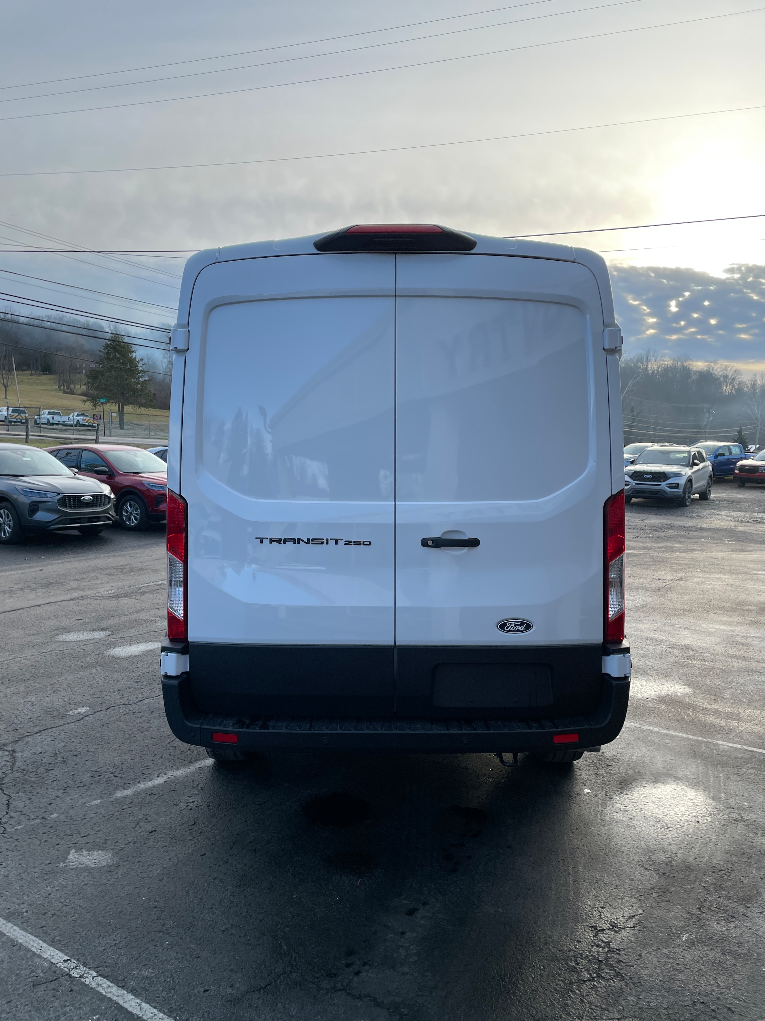 2026 Ford Transit Cargo Van 250 Medium Roof Oxford White at Washington Ford