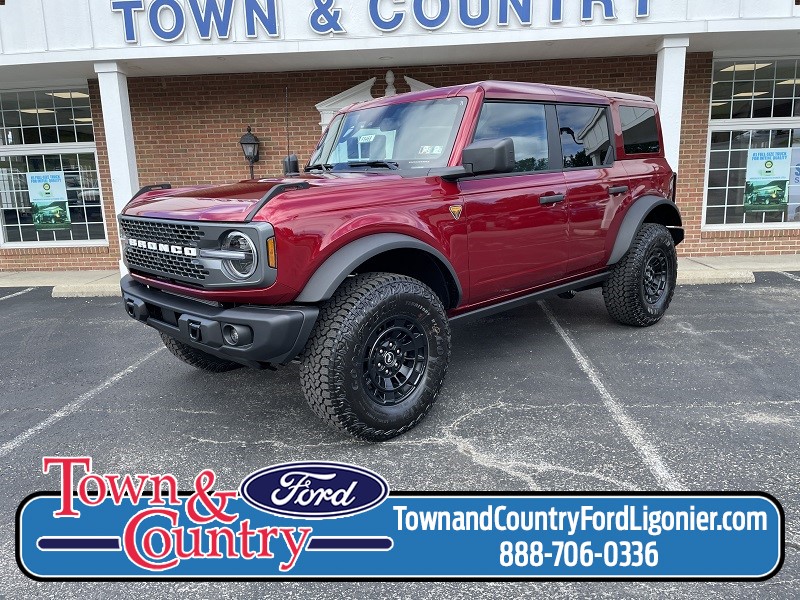 2026 Ford Bronco Badlands&reg; Ruby Red Metallic Tinted Clearcoat at Town & Country Ford