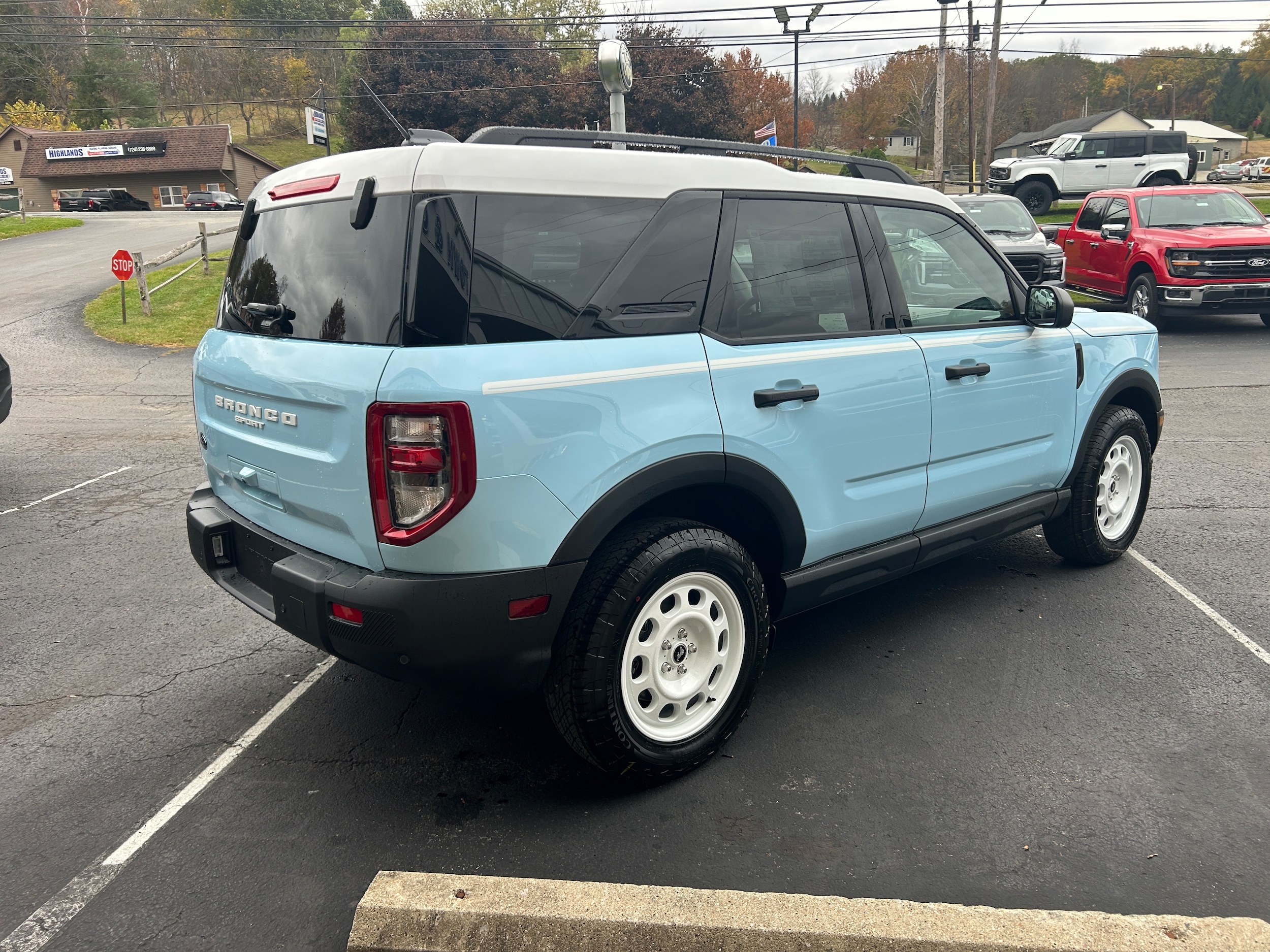 2025 Ford Bronco Sport Heritage Robins Egg Blue at Town & Country Ford