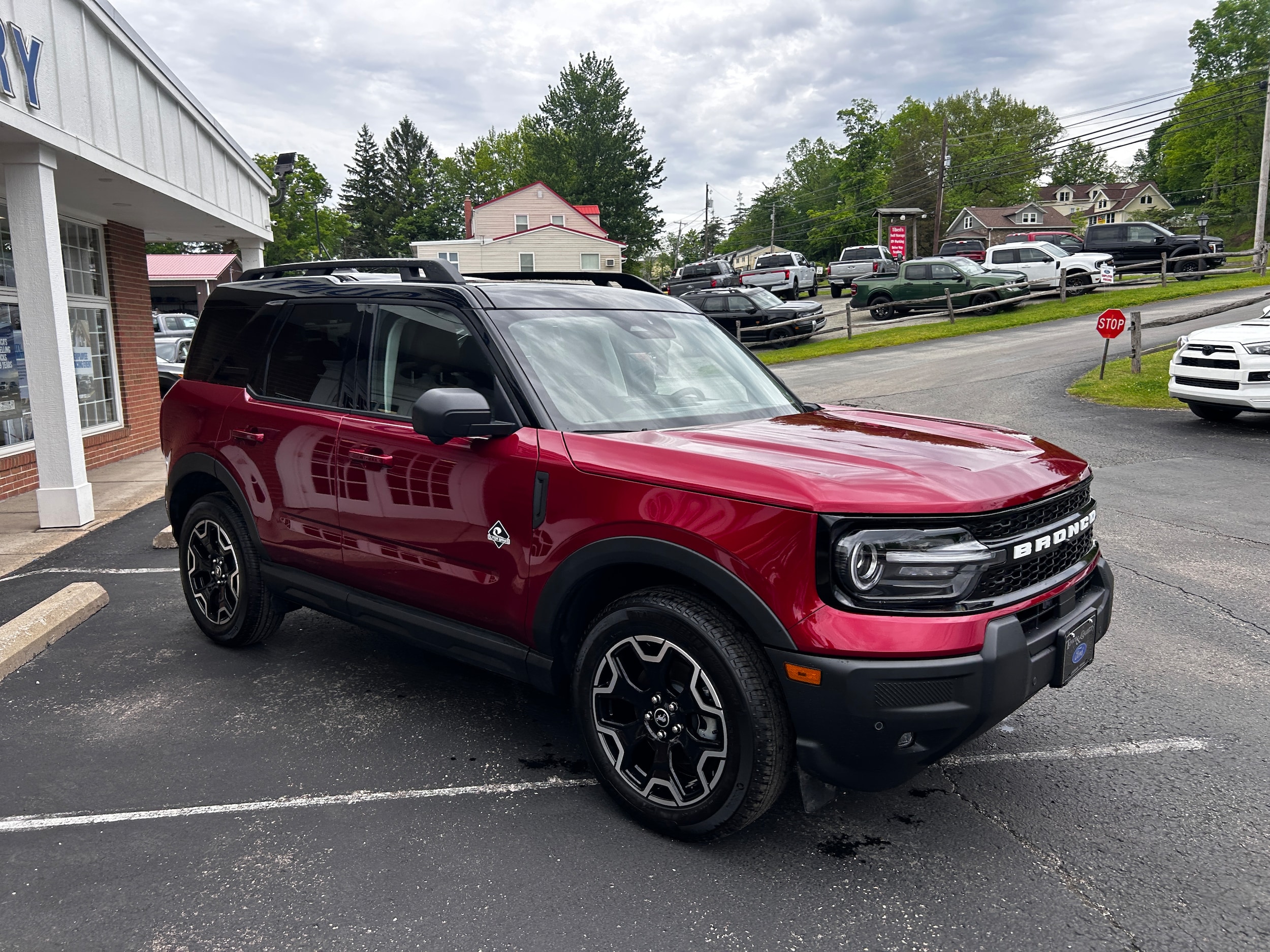 2025 Ford Bronco Sport Outer Banks Ruby Red Metallic Tinted Clearcoat at Town & Country Ford