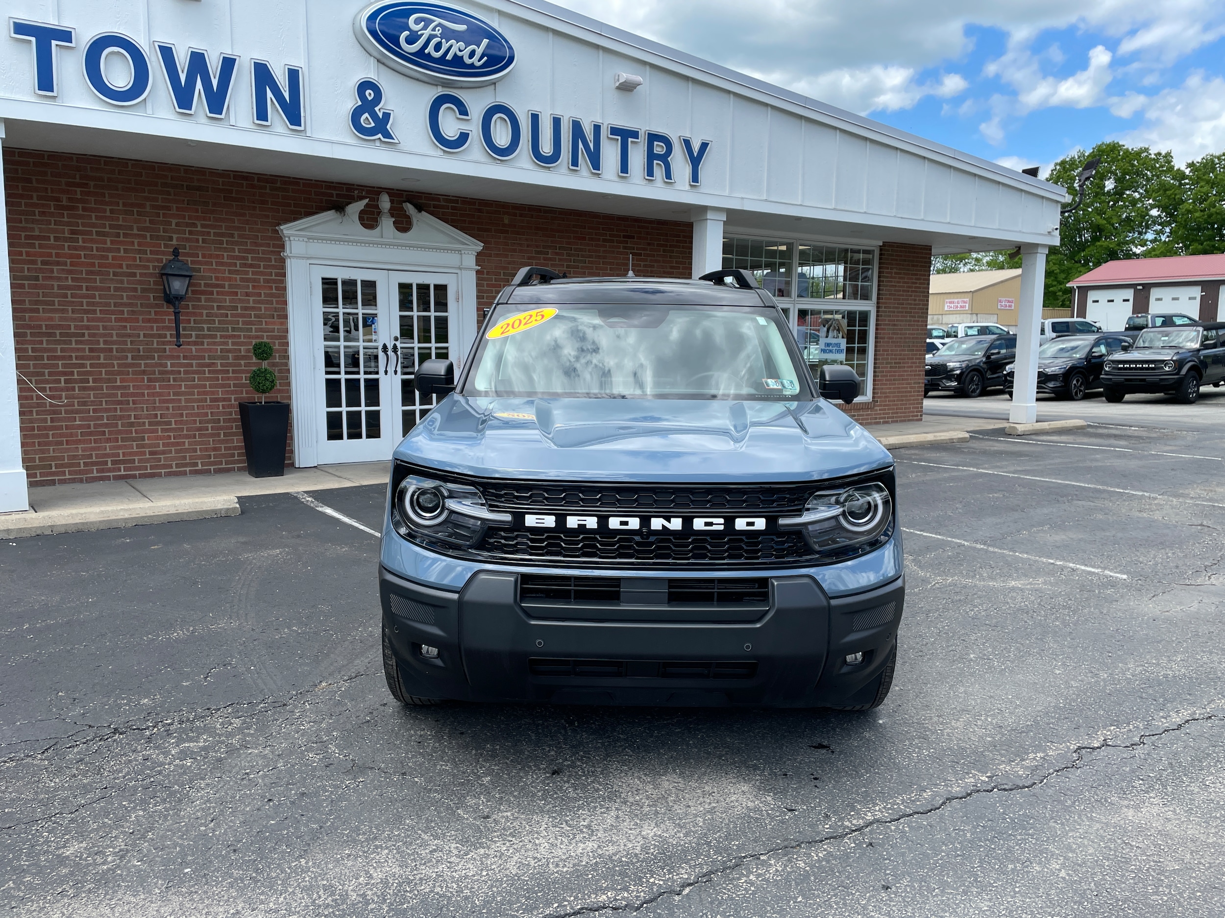 2025 Ford Bronco Sport Outer Banks Azure Gray Metallic Tri-Coat at Town & Country Ford