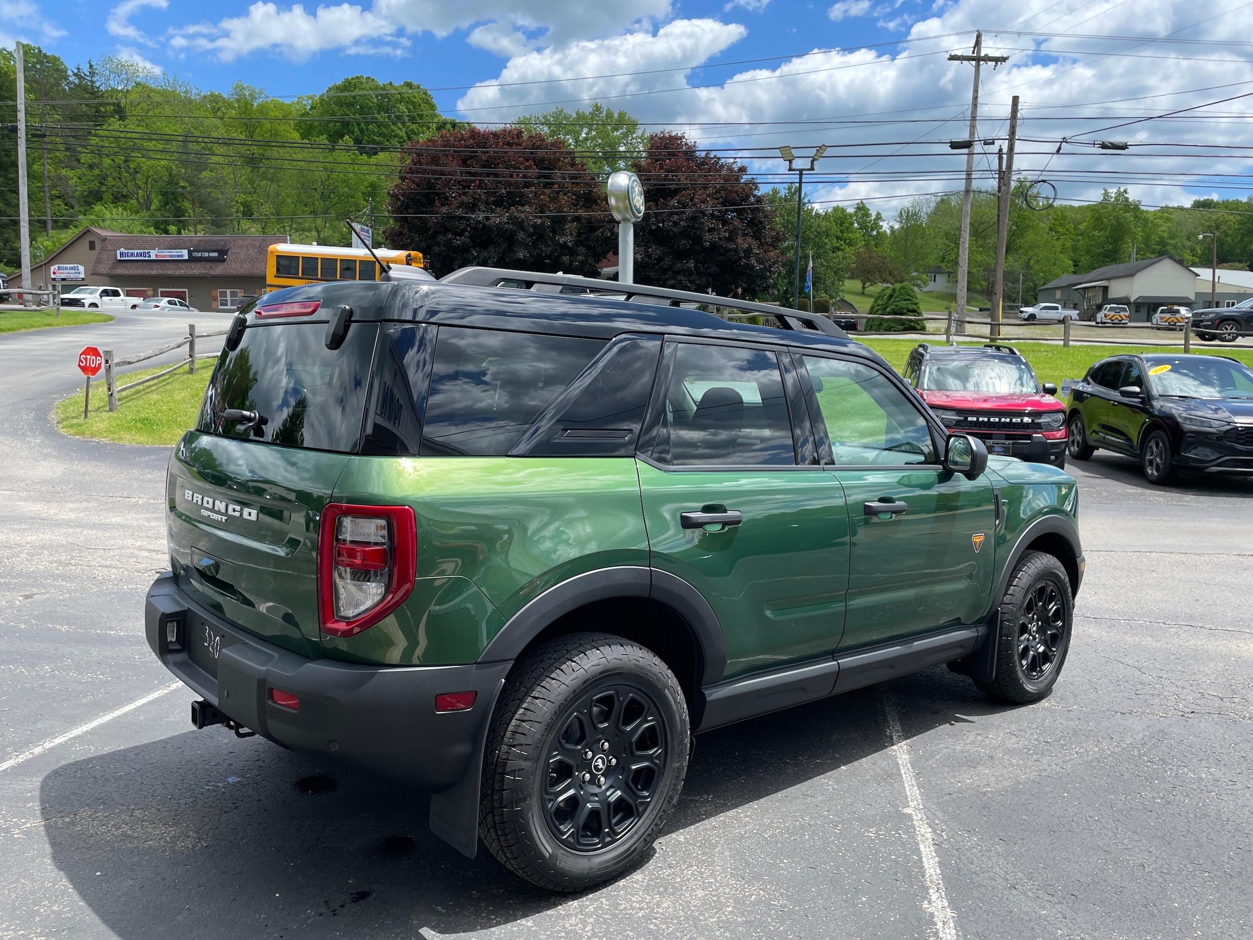 2025 Ford Bronco Sport Badlands Eruption Green Metallic at Town & Country Ford