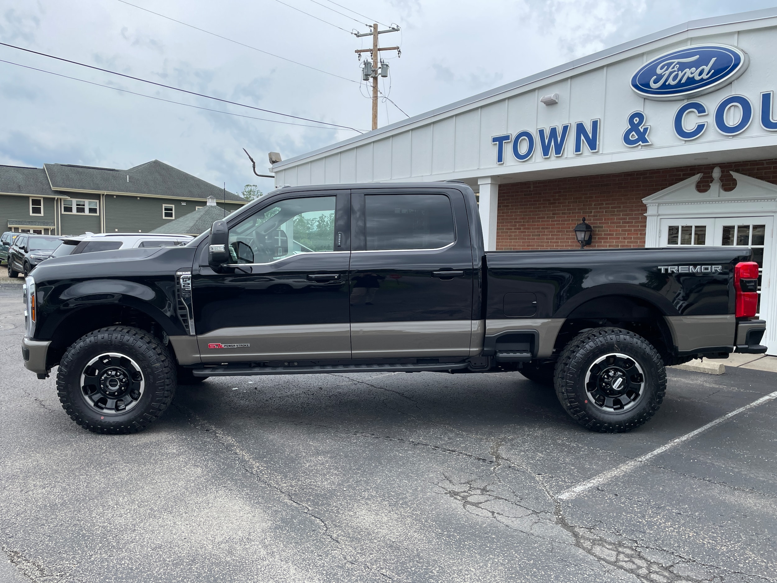 2026 Ford F-250 Pickup F-250&reg; King Ranch&reg; Agate Black Metallic at Town & Country Ford