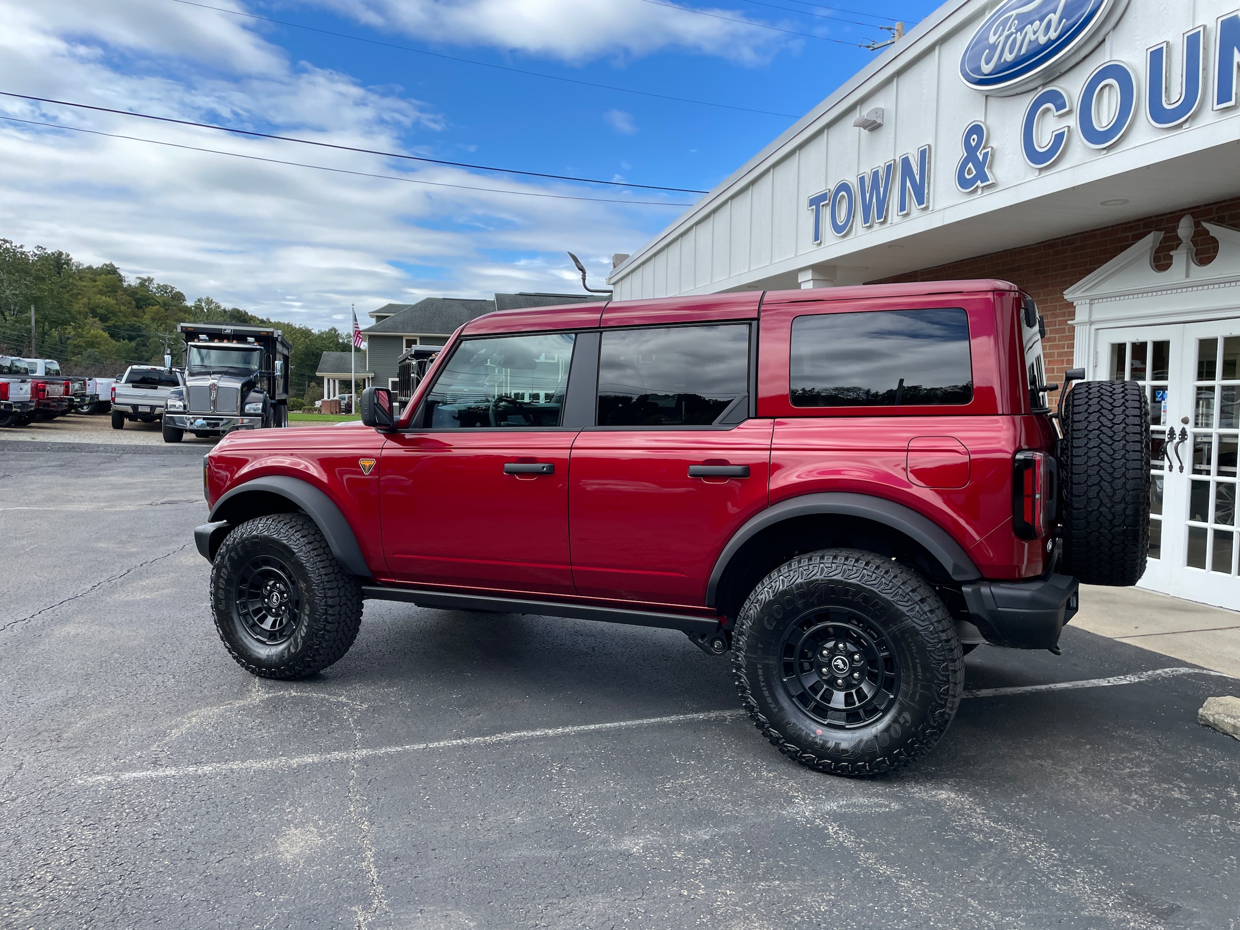2026 Ford Bronco Badlands&reg; Ruby Red Metallic Tinted Clearcoat at Town & Country Ford