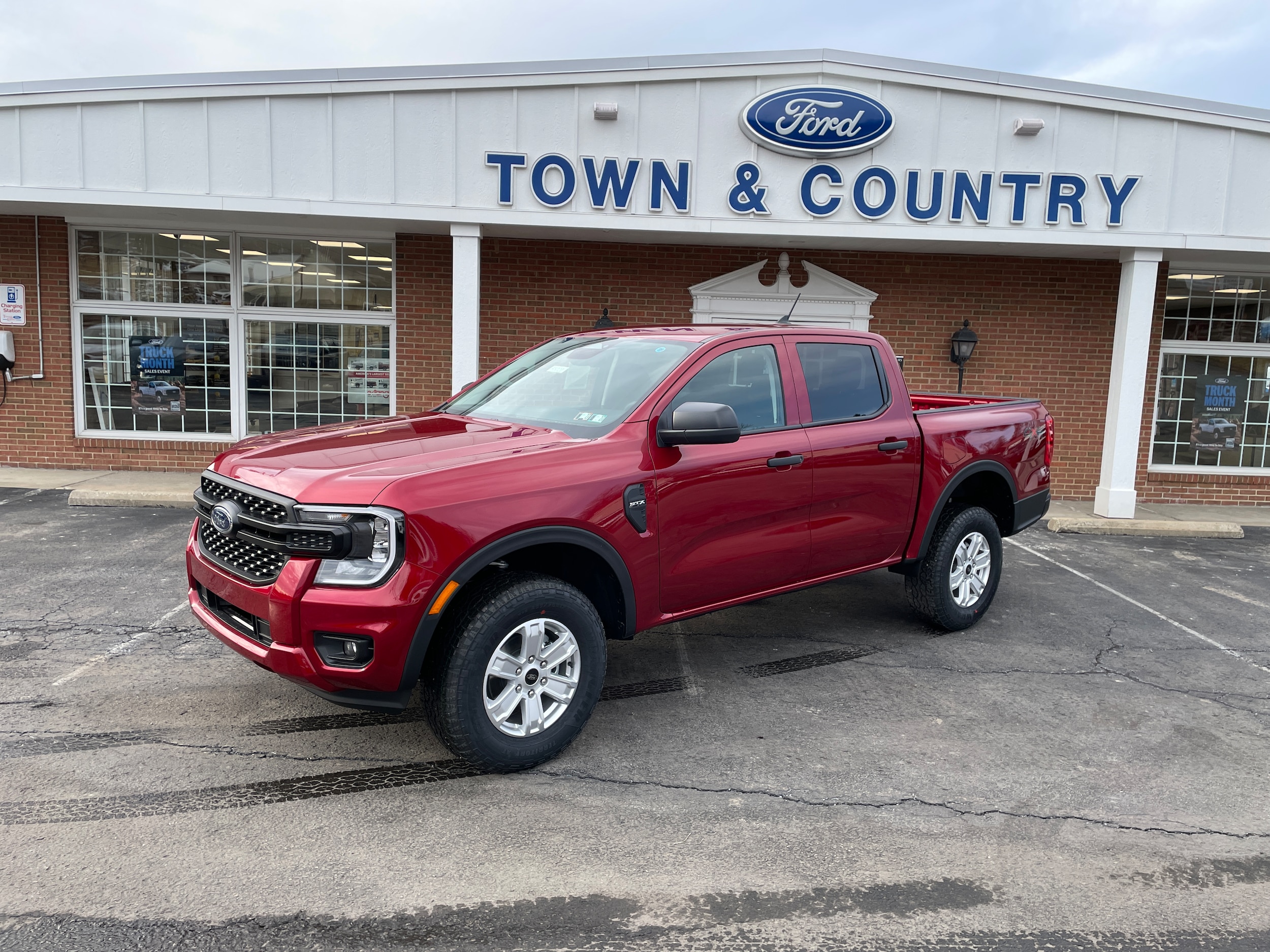 2026 Ford Ranger XL Ruby Red Metallic Tinted Clearcoat at Washington Ford