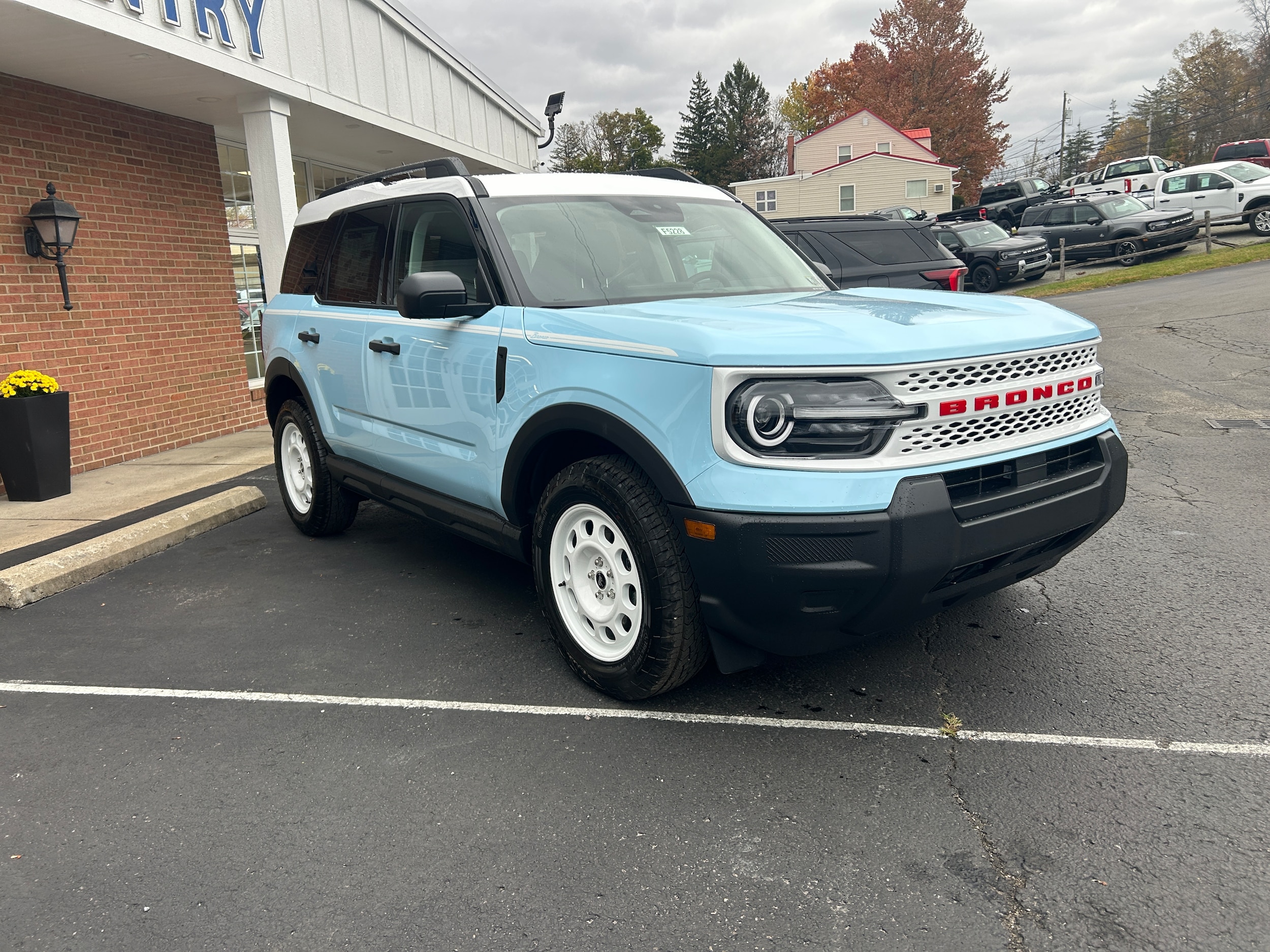 2025 Ford Bronco Sport Heritage Robins Egg Blue at Town & Country Ford