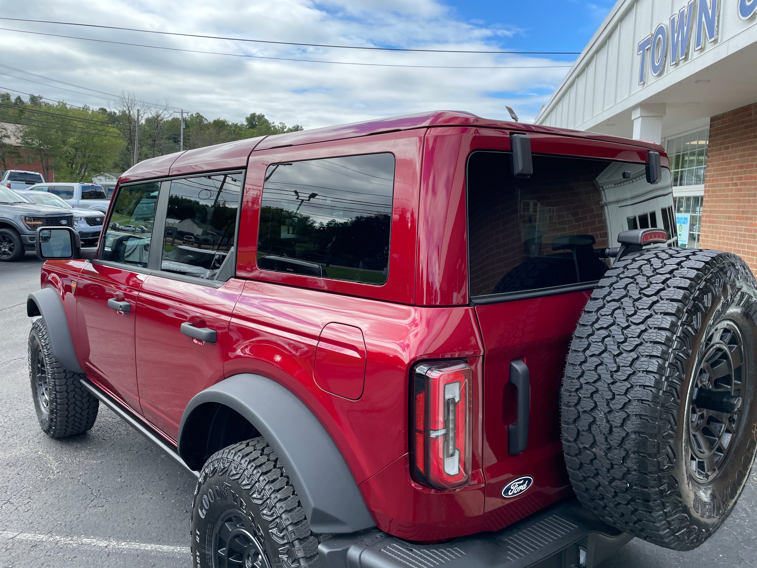 2026 Ford Bronco Badlands&reg; Ruby Red Metallic Tinted Clearcoat at Town & Country Ford