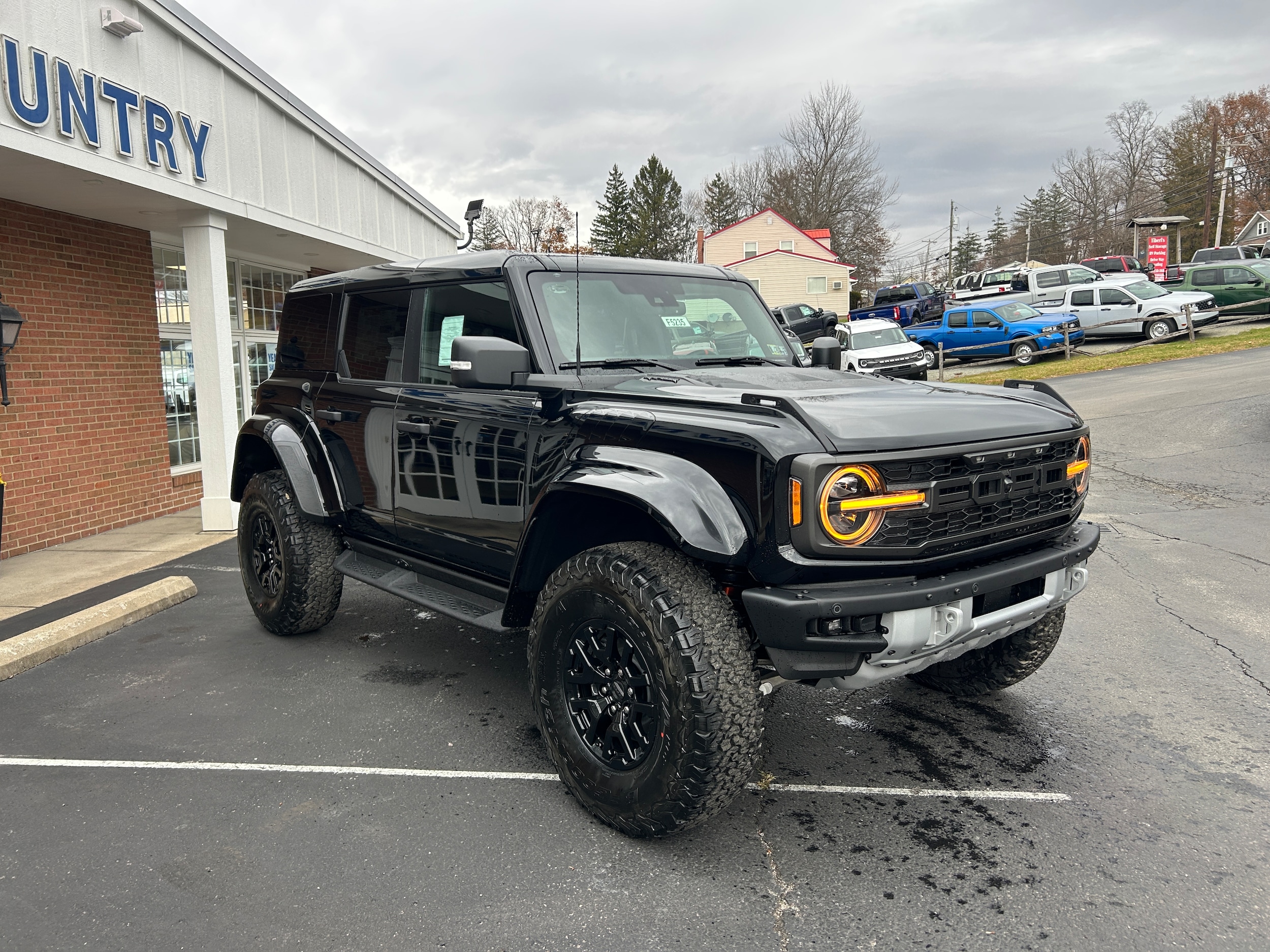 2025 Ford Bronco Raptor Shadow Black at Town & Country Ford