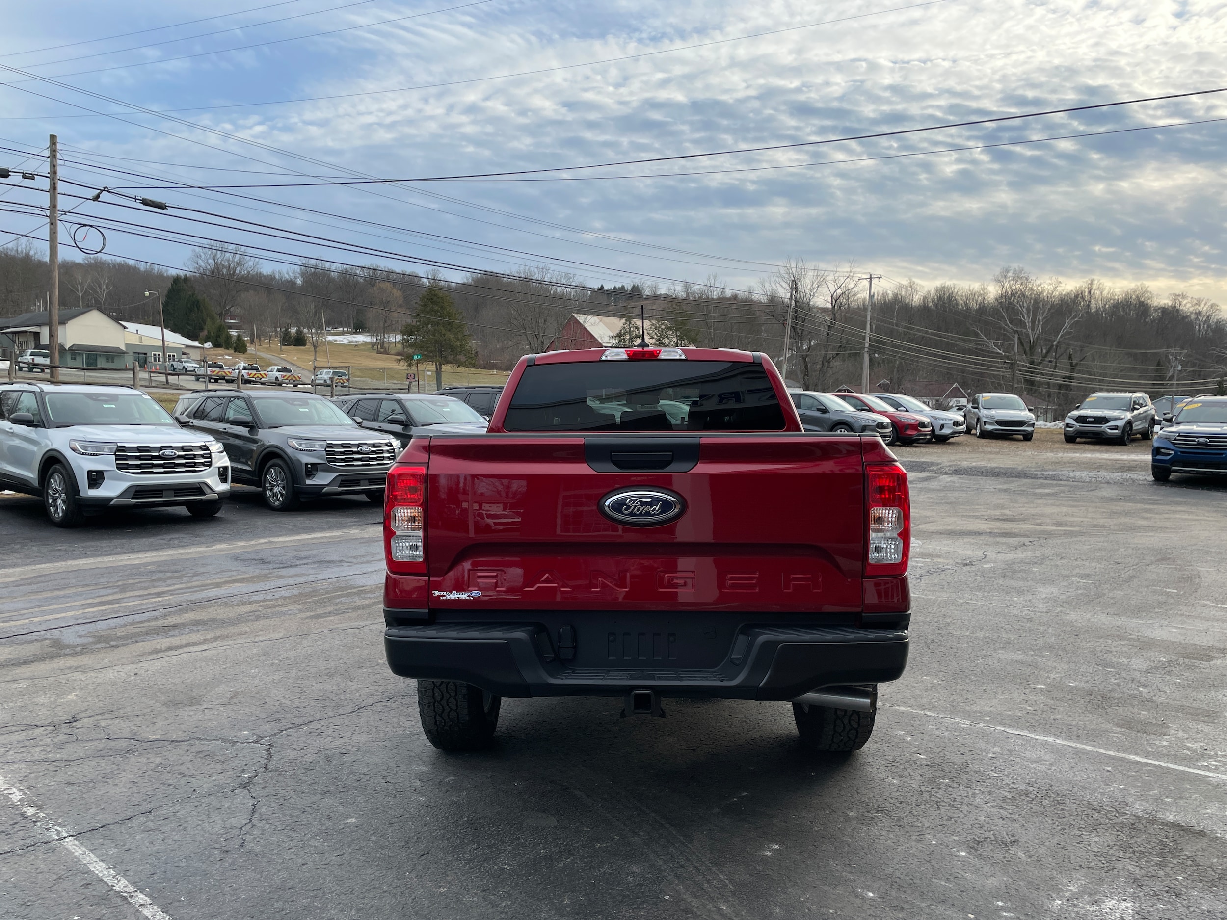 2026 Ford Ranger XL Ruby Red Metallic Tinted Clearcoat at Washington Ford