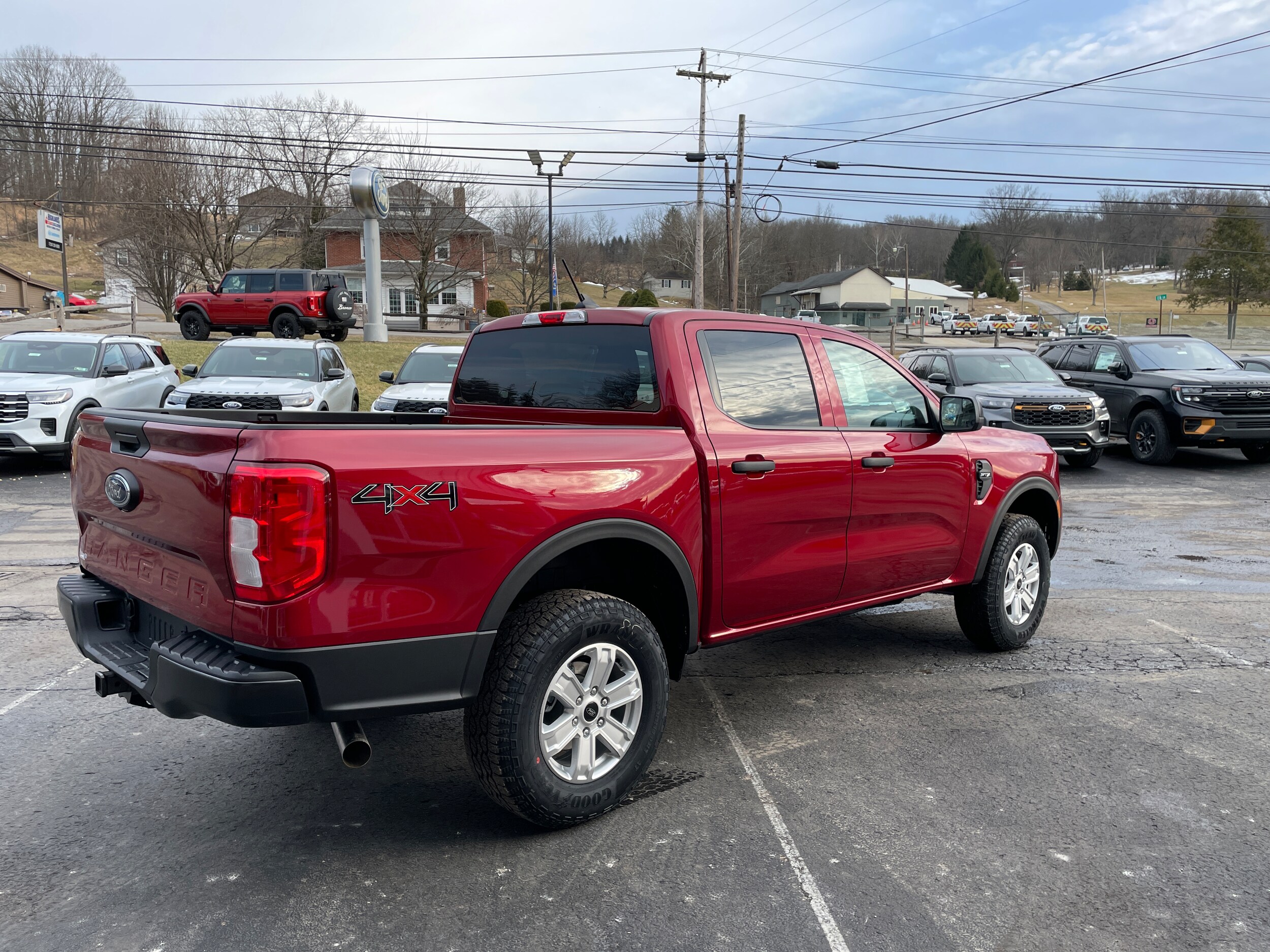 2026 Ford Ranger XL Ruby Red Metallic Tinted Clearcoat at Washington Ford