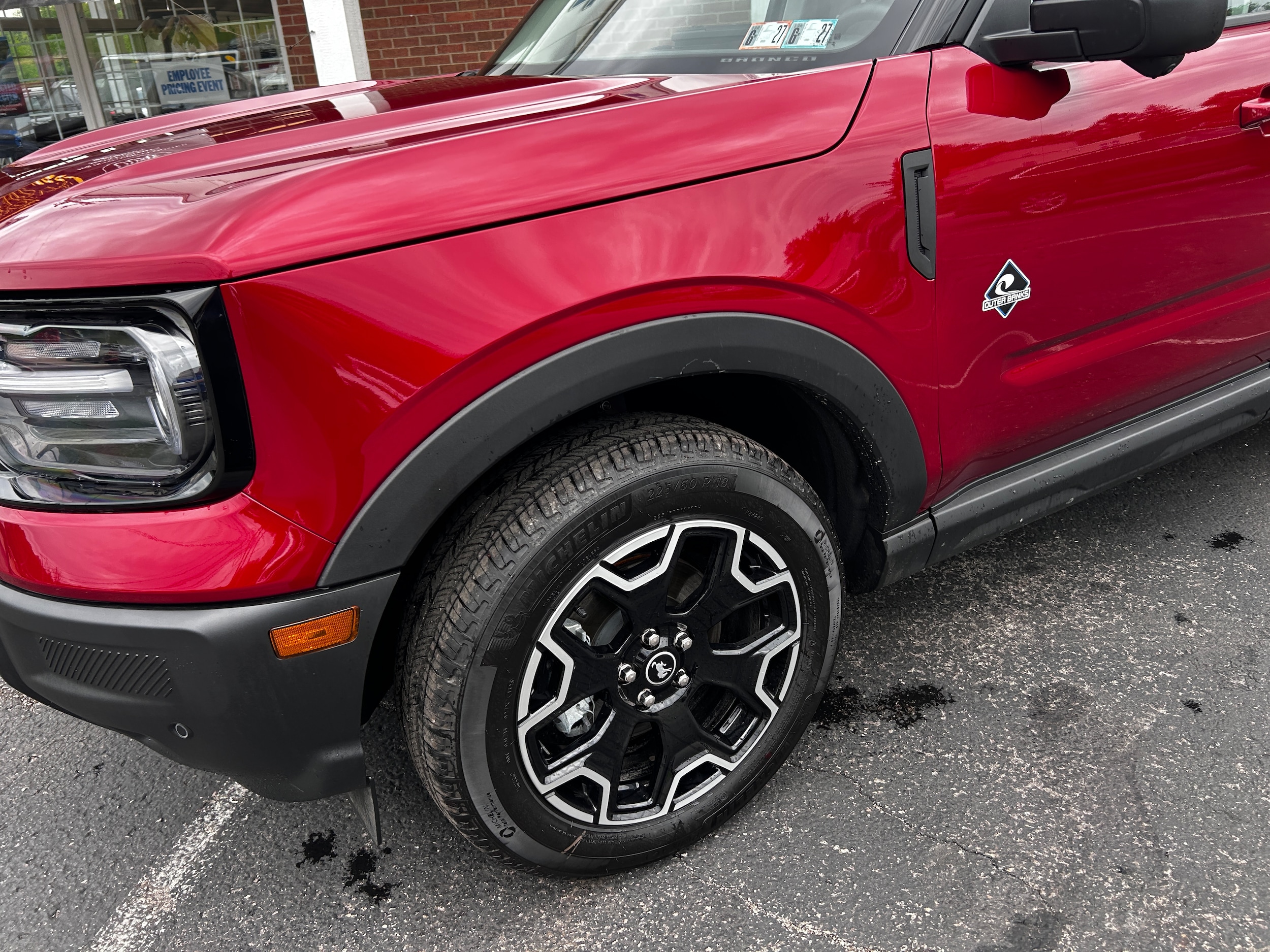 2025 Ford Bronco Sport Outer Banks Ruby Red Metallic Tinted Clearcoat at Town & Country Ford
