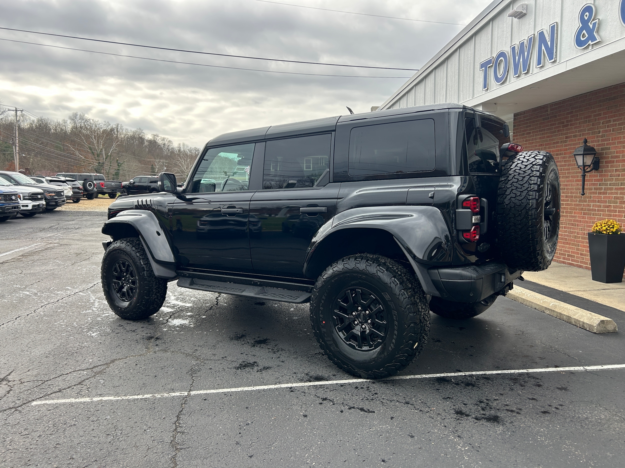 2025 Ford Bronco Raptor Shadow Black at Town & Country Ford
