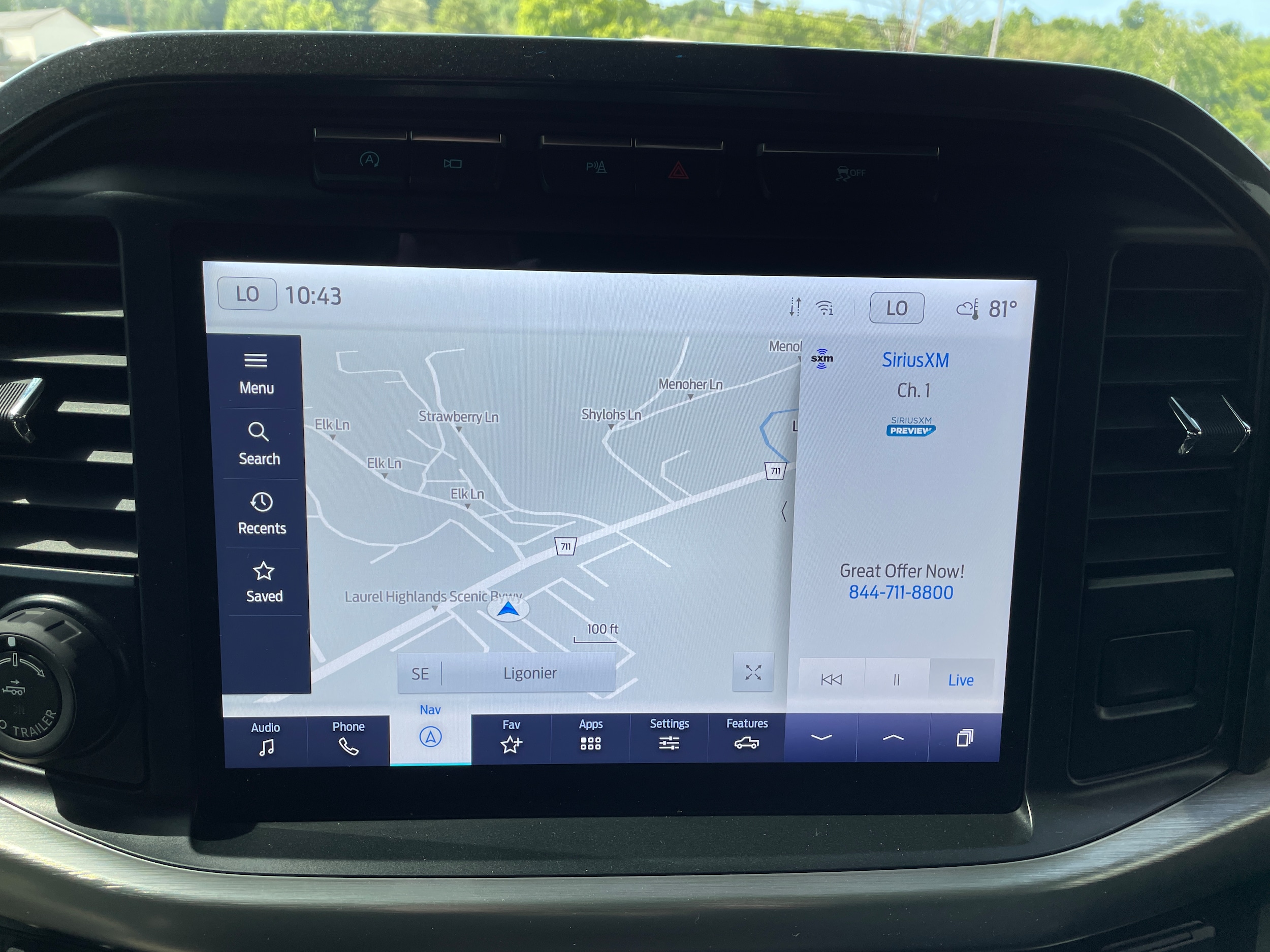 2023 Ford F-150 Lariat Agate Black Metallic at Town & Country Ford