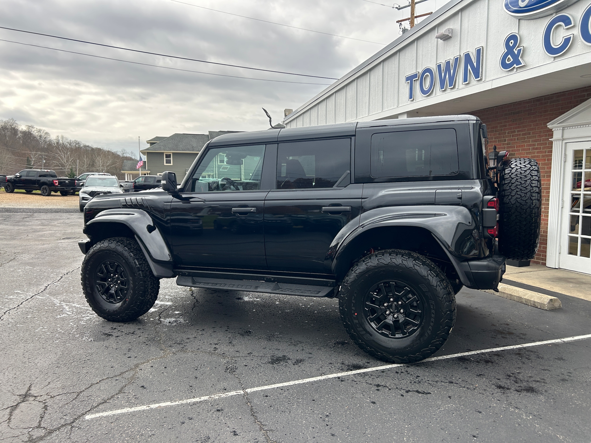 2025 Ford Bronco Raptor Shadow Black at Town & Country Ford