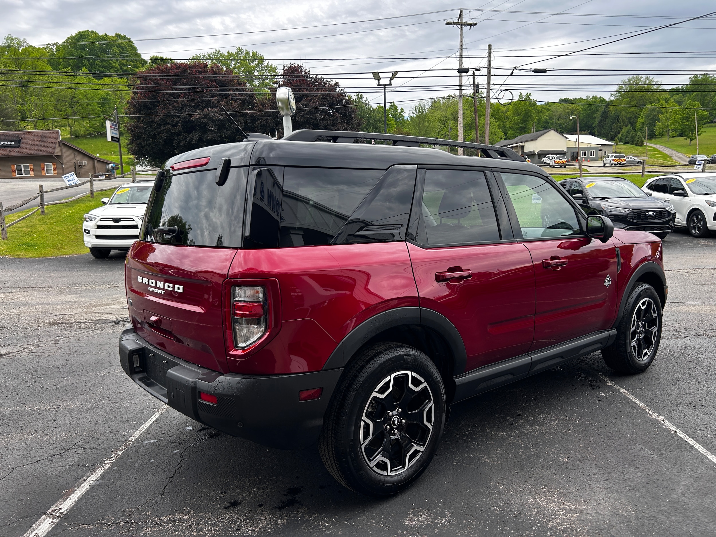 2025 Ford Bronco Sport Outer Banks Ruby Red Metallic Tinted Clearcoat at Town & Country Ford