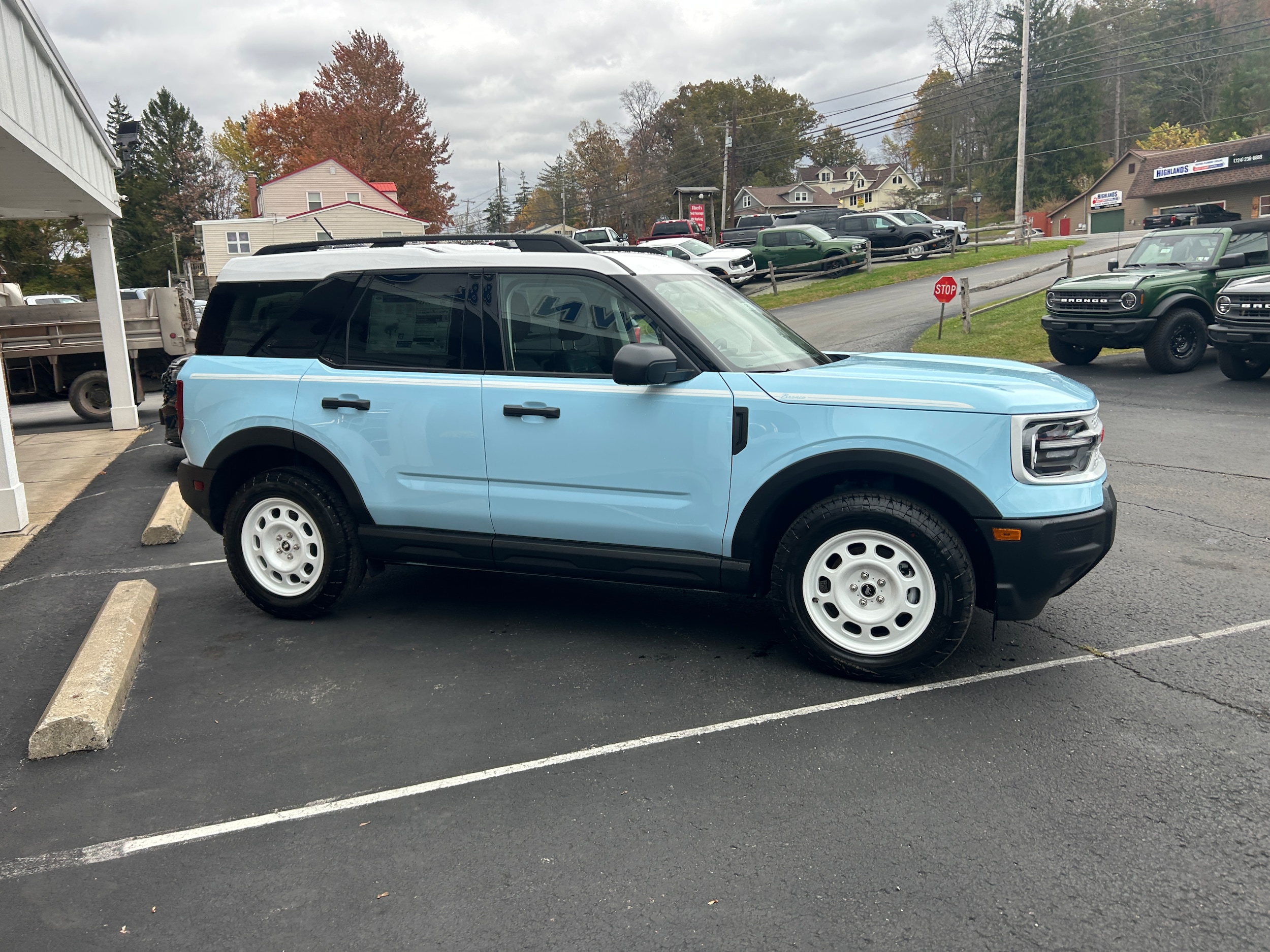 2025 Ford Bronco Sport Heritage Robins Egg Blue at Town & Country Ford