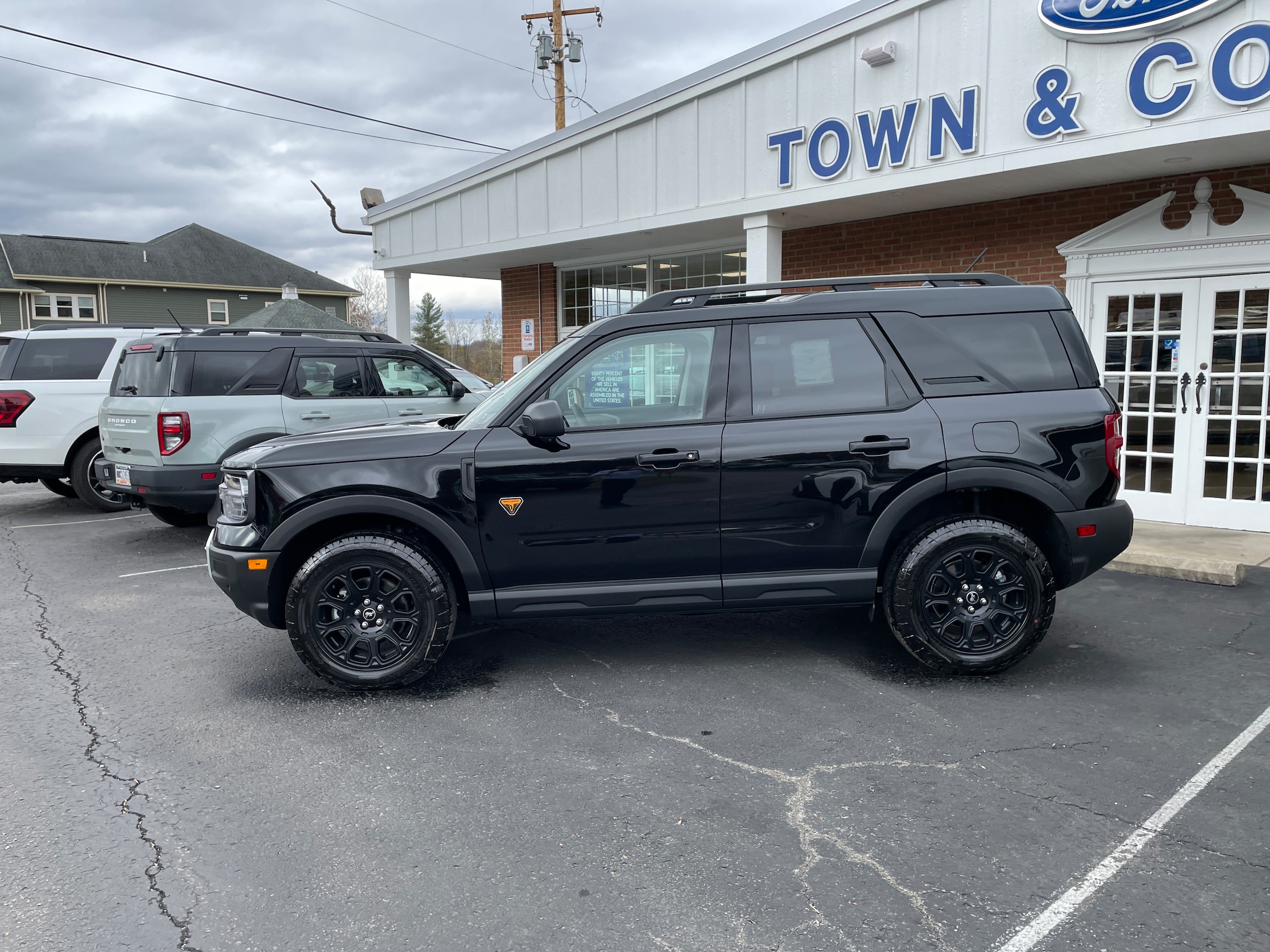 2025 Ford Bronco Sport Badlands Shadow Black at Town & Country Ford