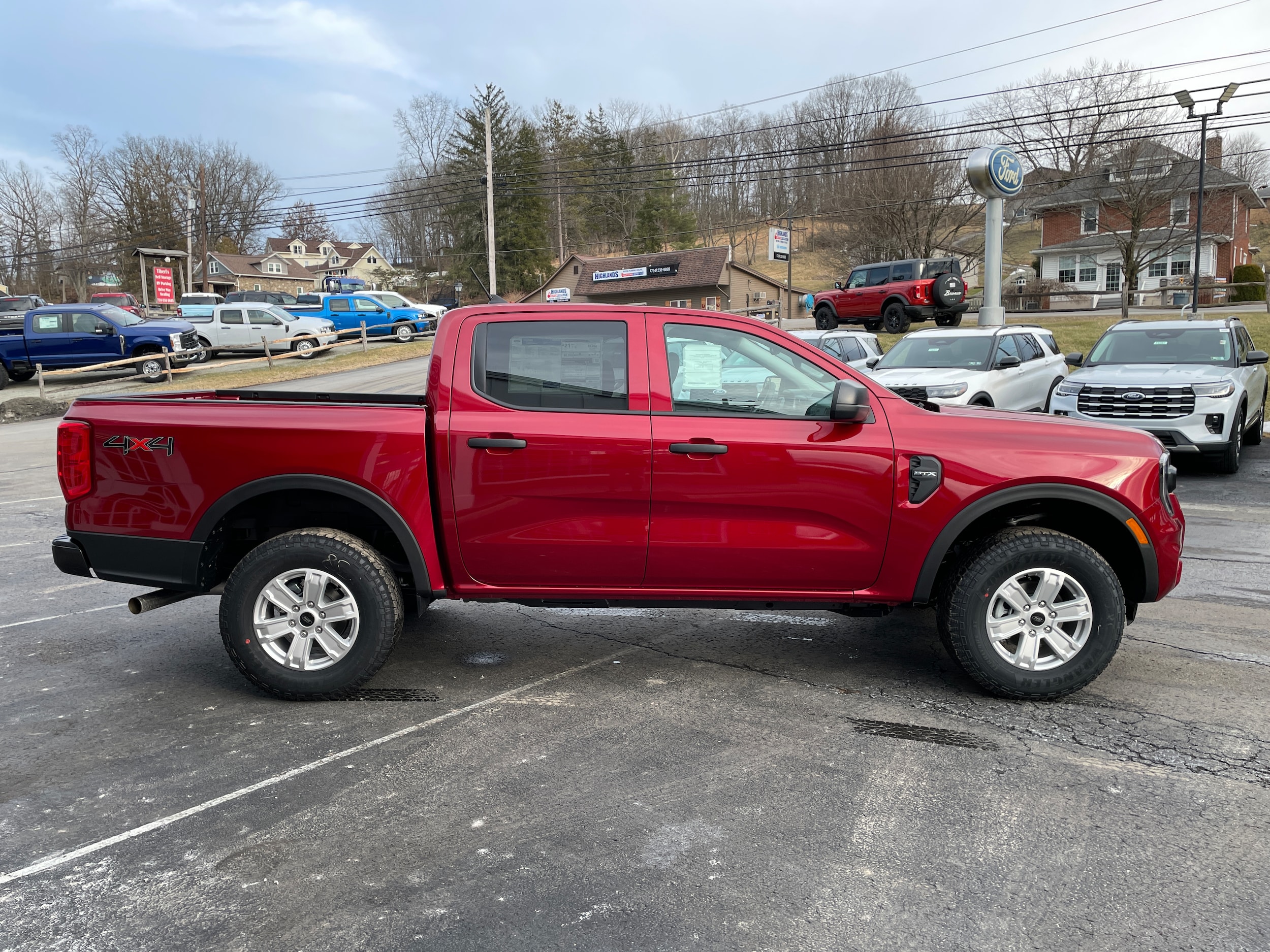 2026 Ford Ranger XL Ruby Red Metallic Tinted Clearcoat at Washington Ford