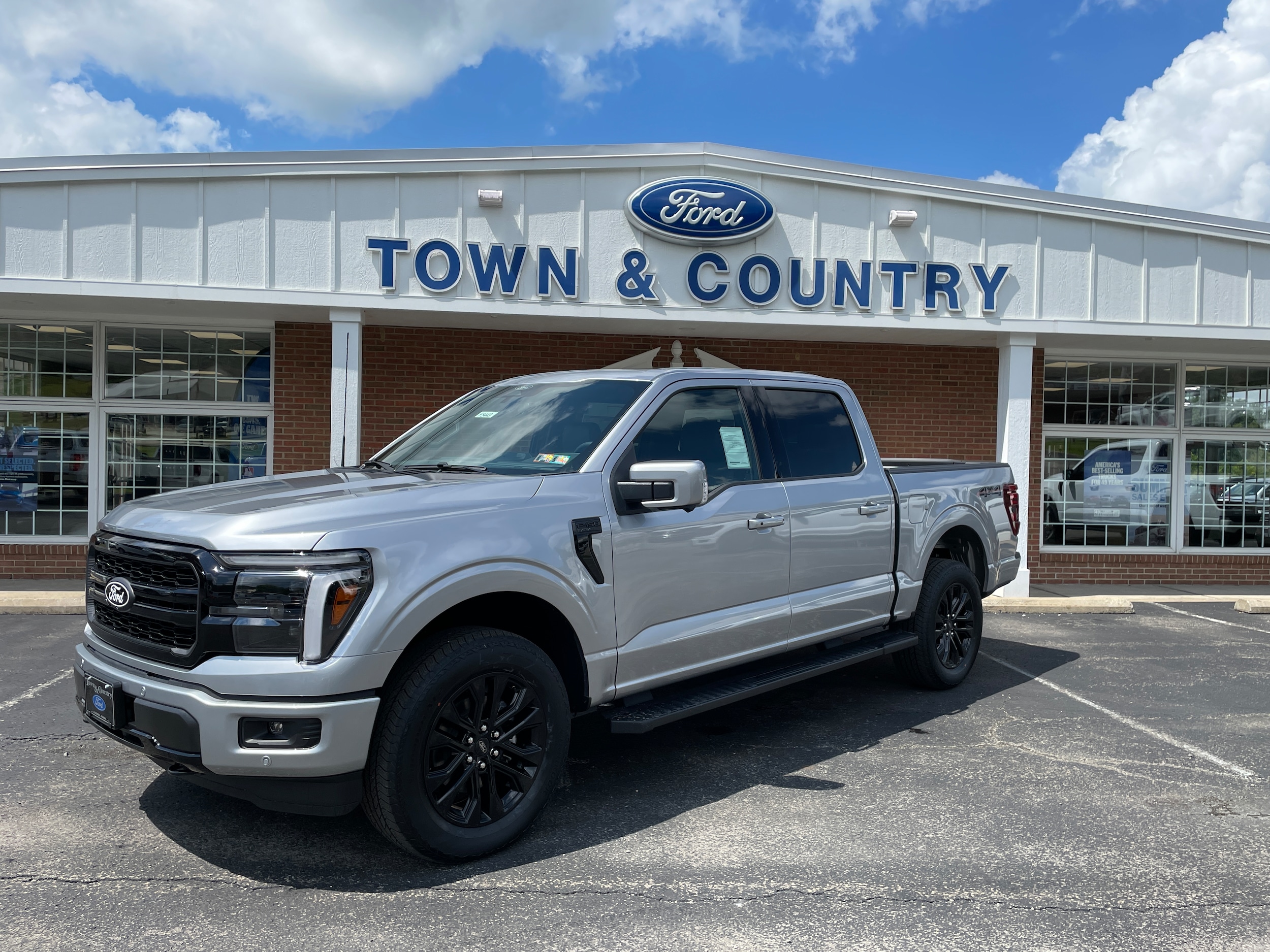 2026 Ford F-150 Lariat&reg; Iconic Silver Metallic at Washington Ford