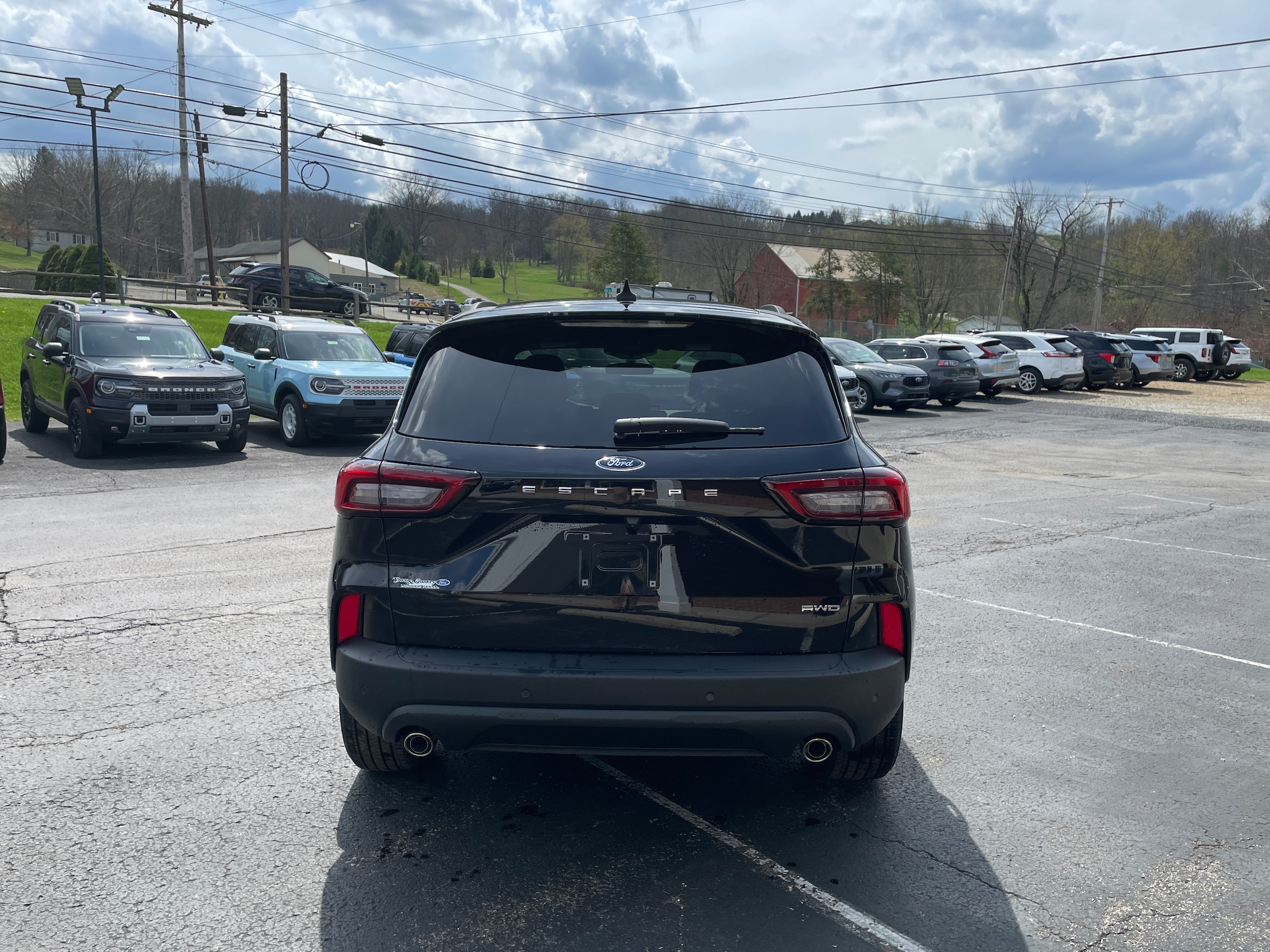 2026 Ford Escape ST-Line Select Agate Black Metallic at Town & Country Ford