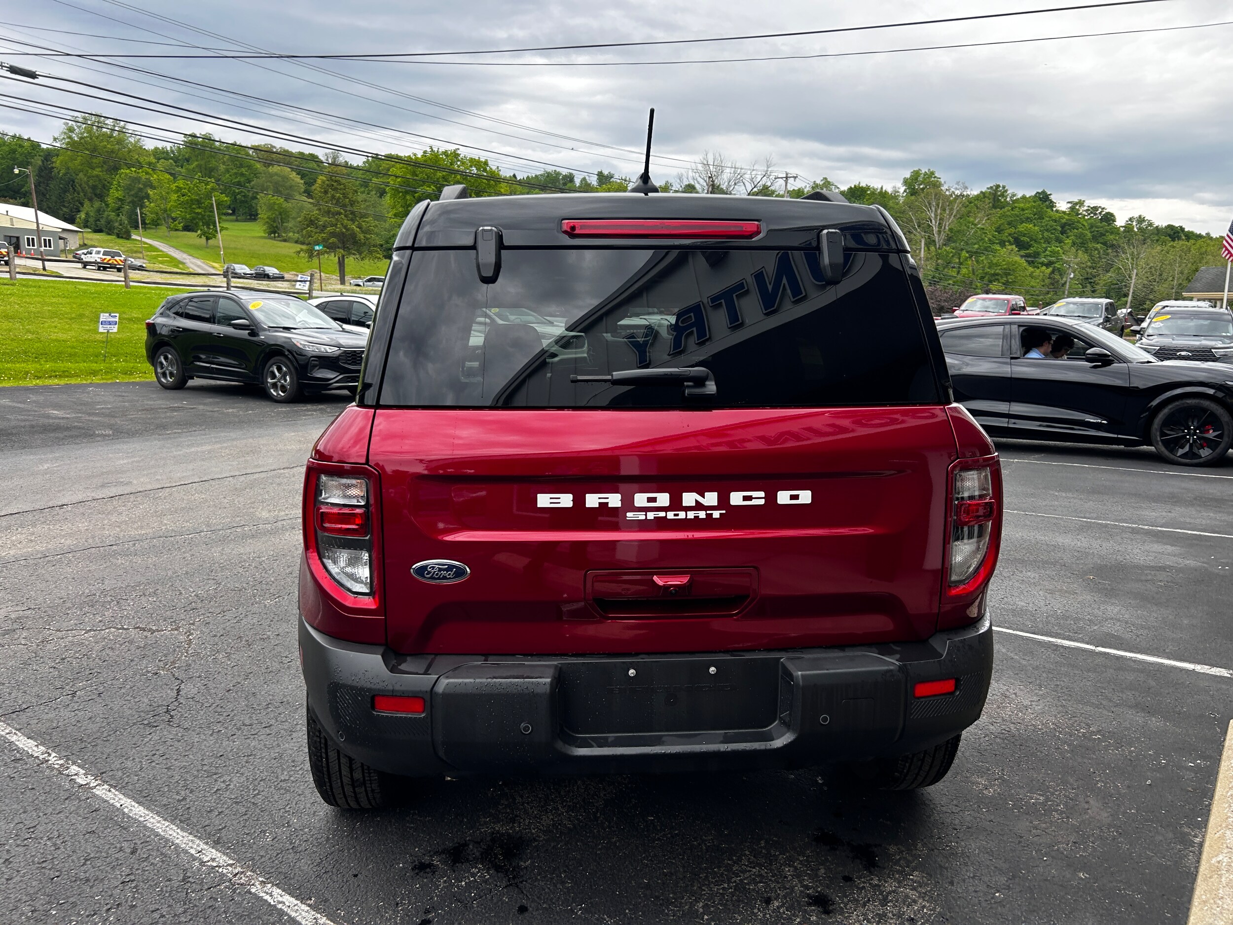 2025 Ford Bronco Sport Outer Banks Ruby Red Metallic Tinted Clearcoat at Town & Country Ford