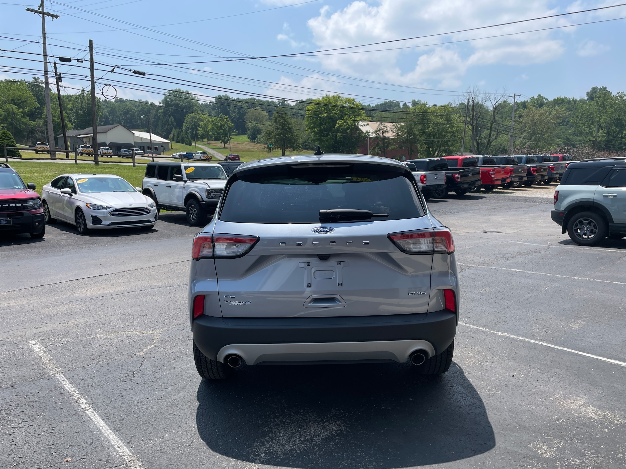 2022 Ford Escape SE Iced Blue Silver Metallic at Warne Motors