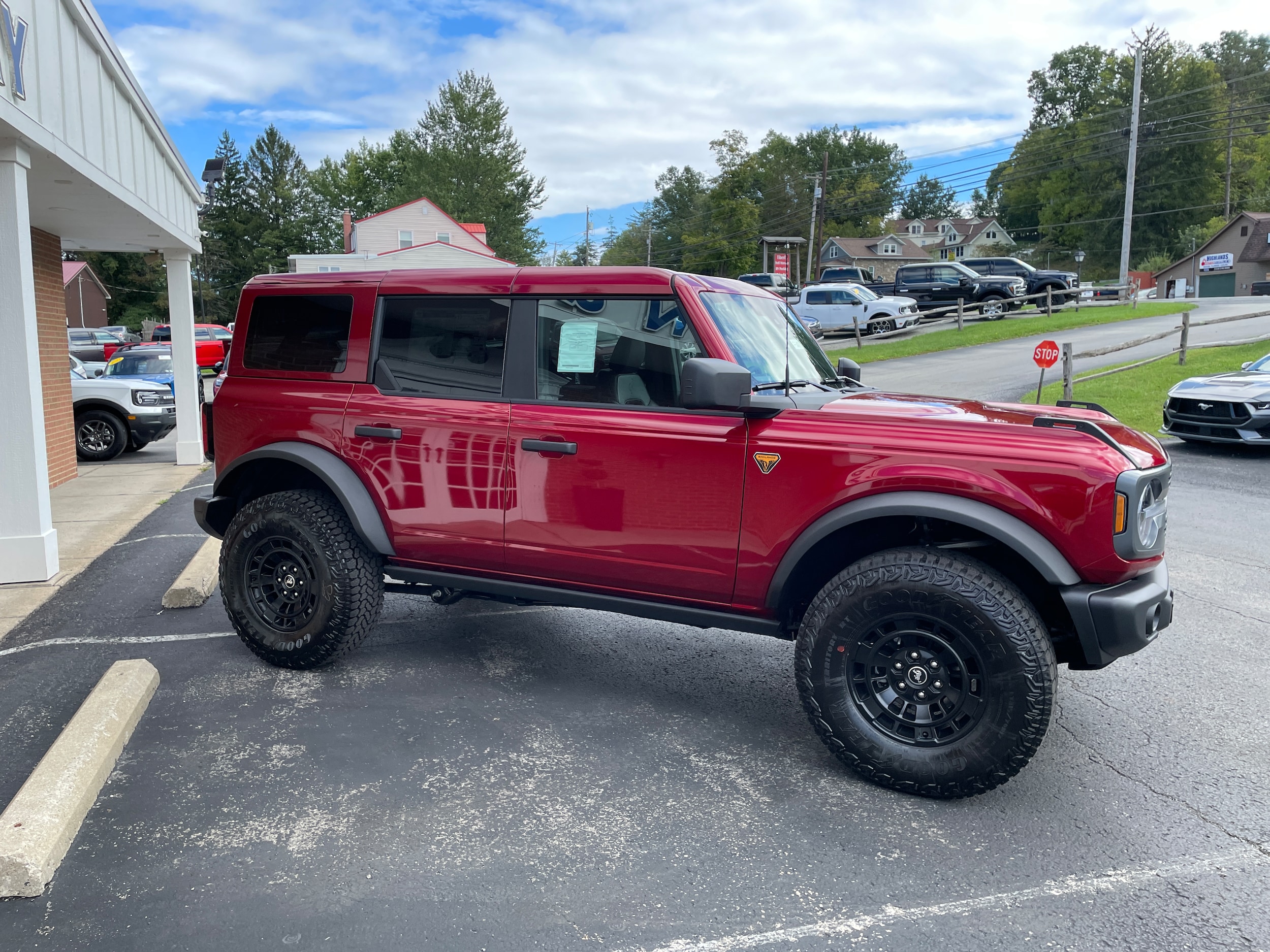 2026 Ford Bronco Badlands&reg; Ruby Red Metallic Tinted Clearcoat at Town & Country Ford