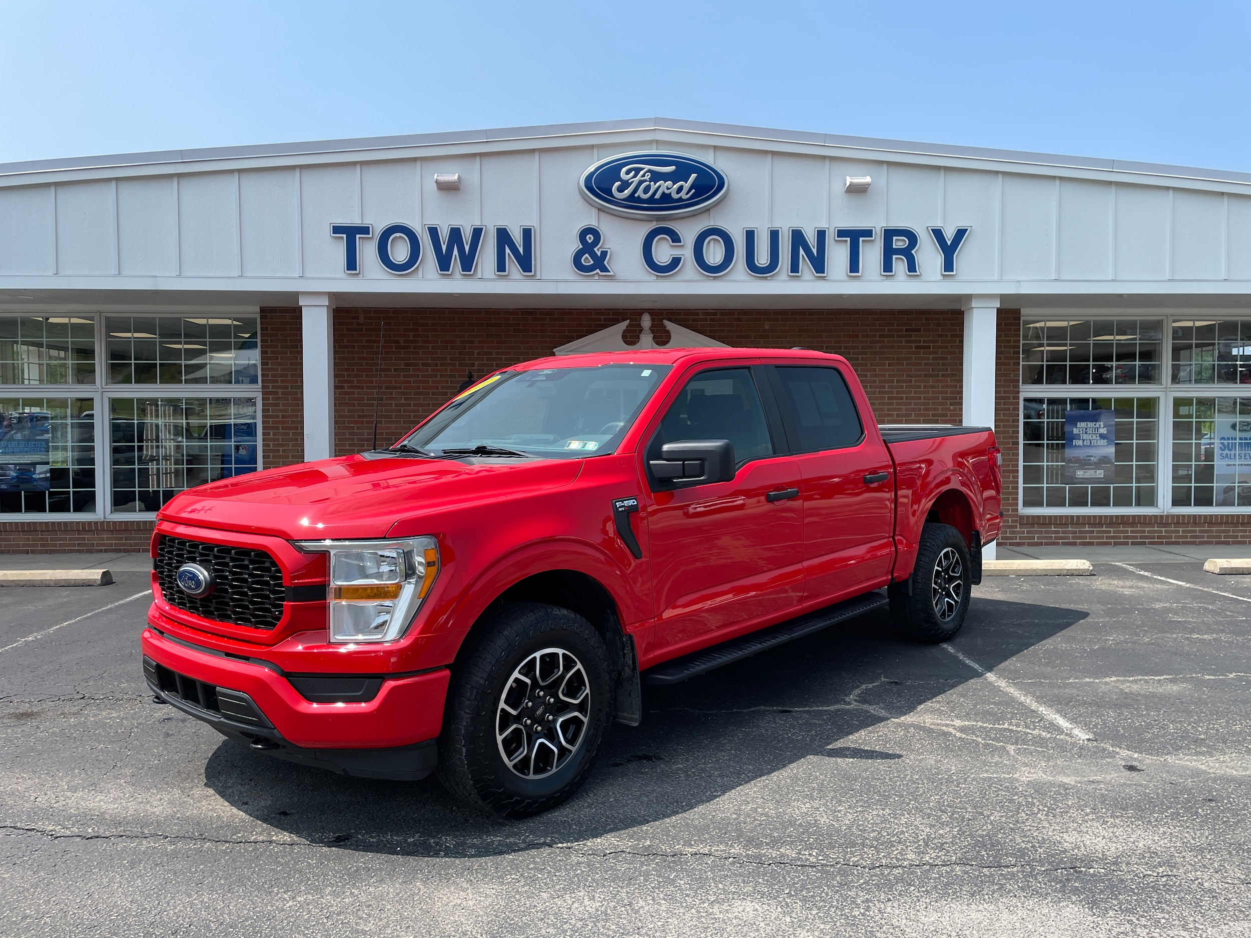 2022 Ford F-150 STX Race Red at Town & Country Ford