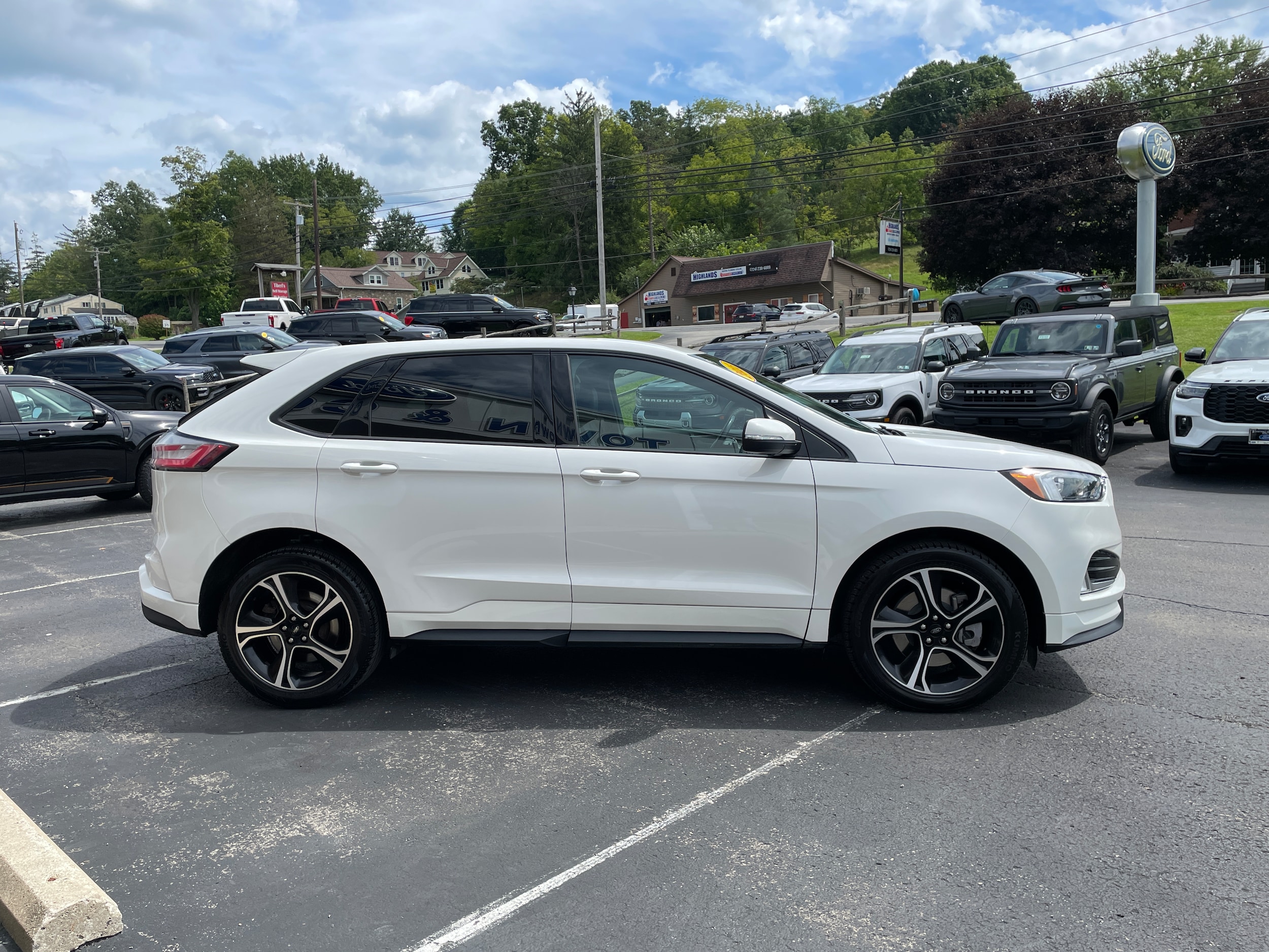2023 Ford Edge ST Star White at South Park Mitsubishi