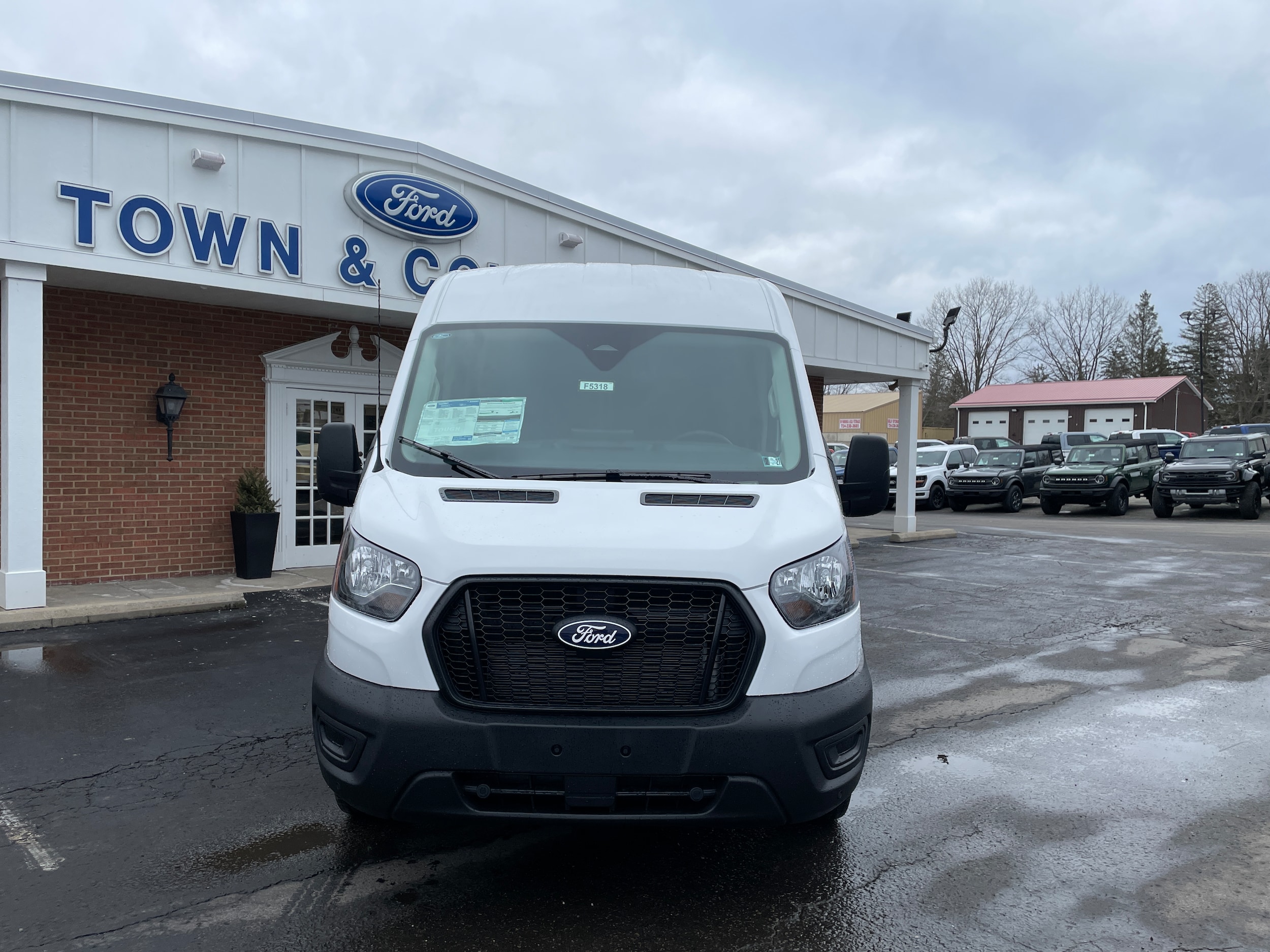 2026 Ford Transit Cargo Van 250 Medium Roof All Wheel Drive Oxford White at Washington Ford