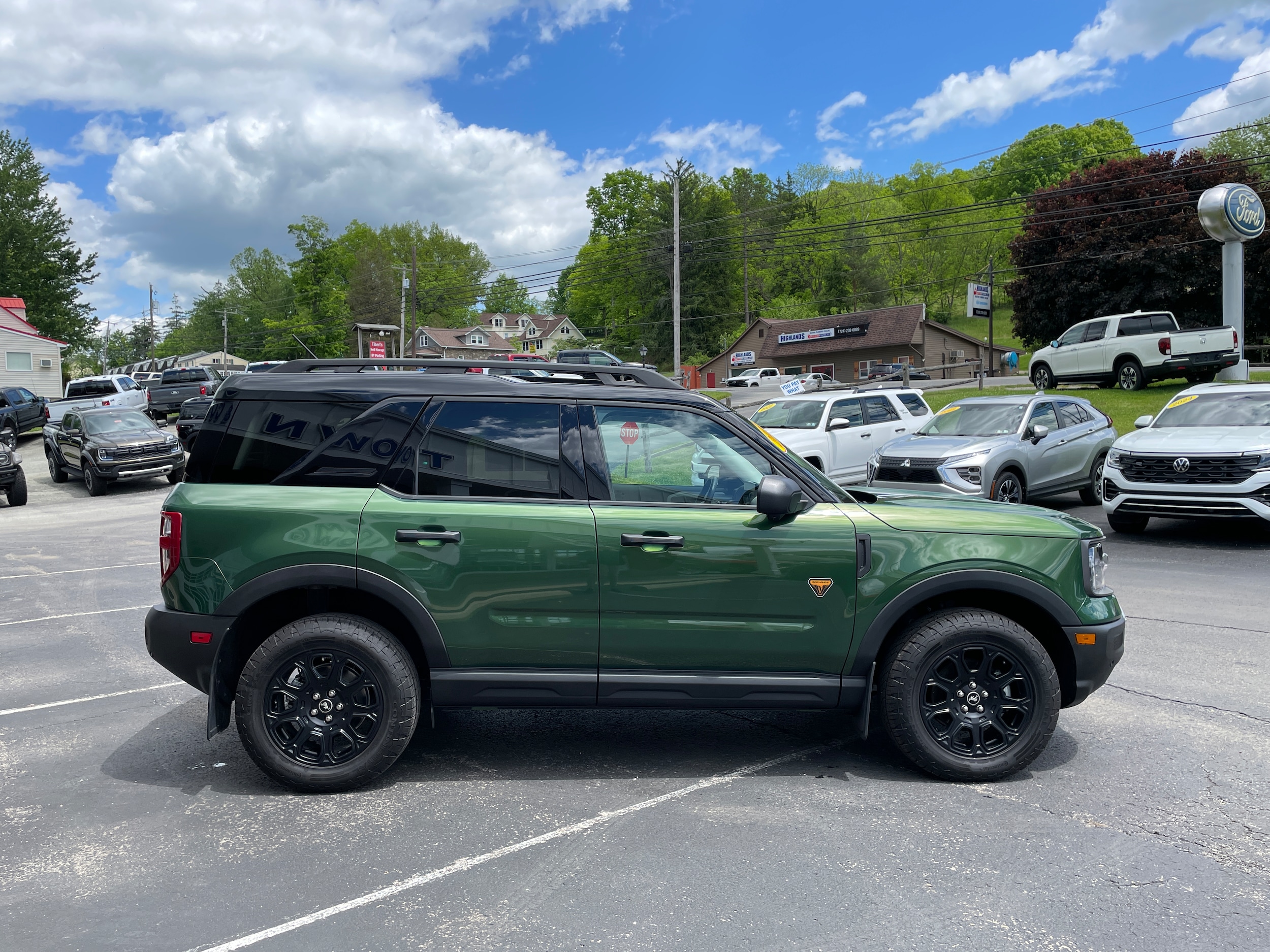 2025 Ford Bronco Sport Badlands Eruption Green Metallic at Town & Country Ford