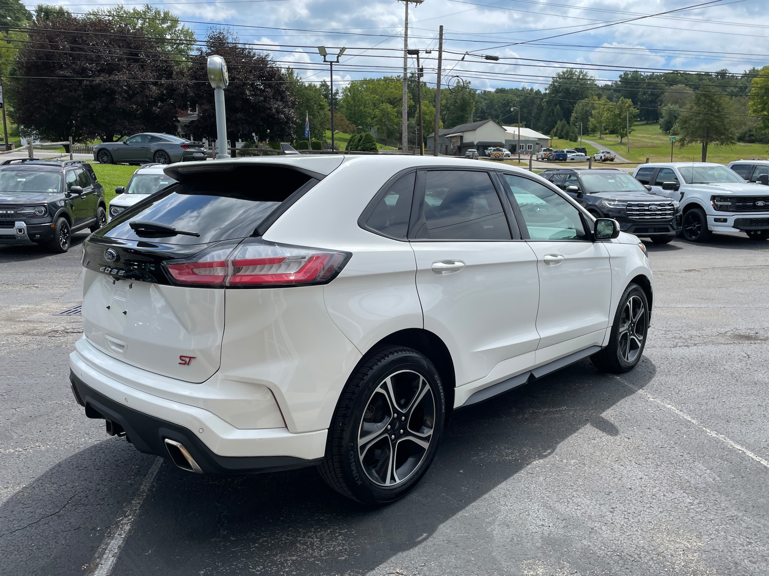 2023 Ford Edge ST Star White at South Park Mitsubishi