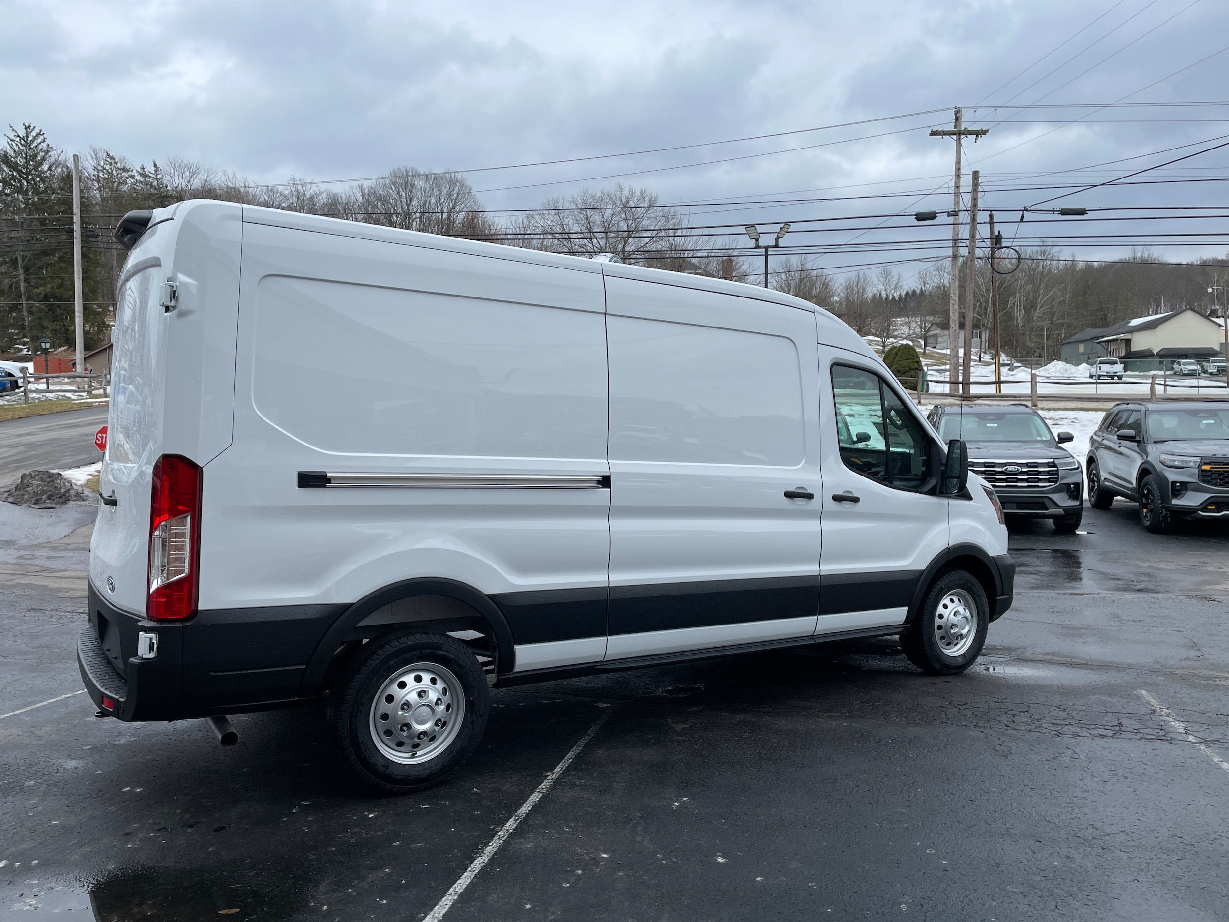 2026 Ford Transit Cargo Van 250 Medium Roof All Wheel Drive Oxford White at Washington Ford