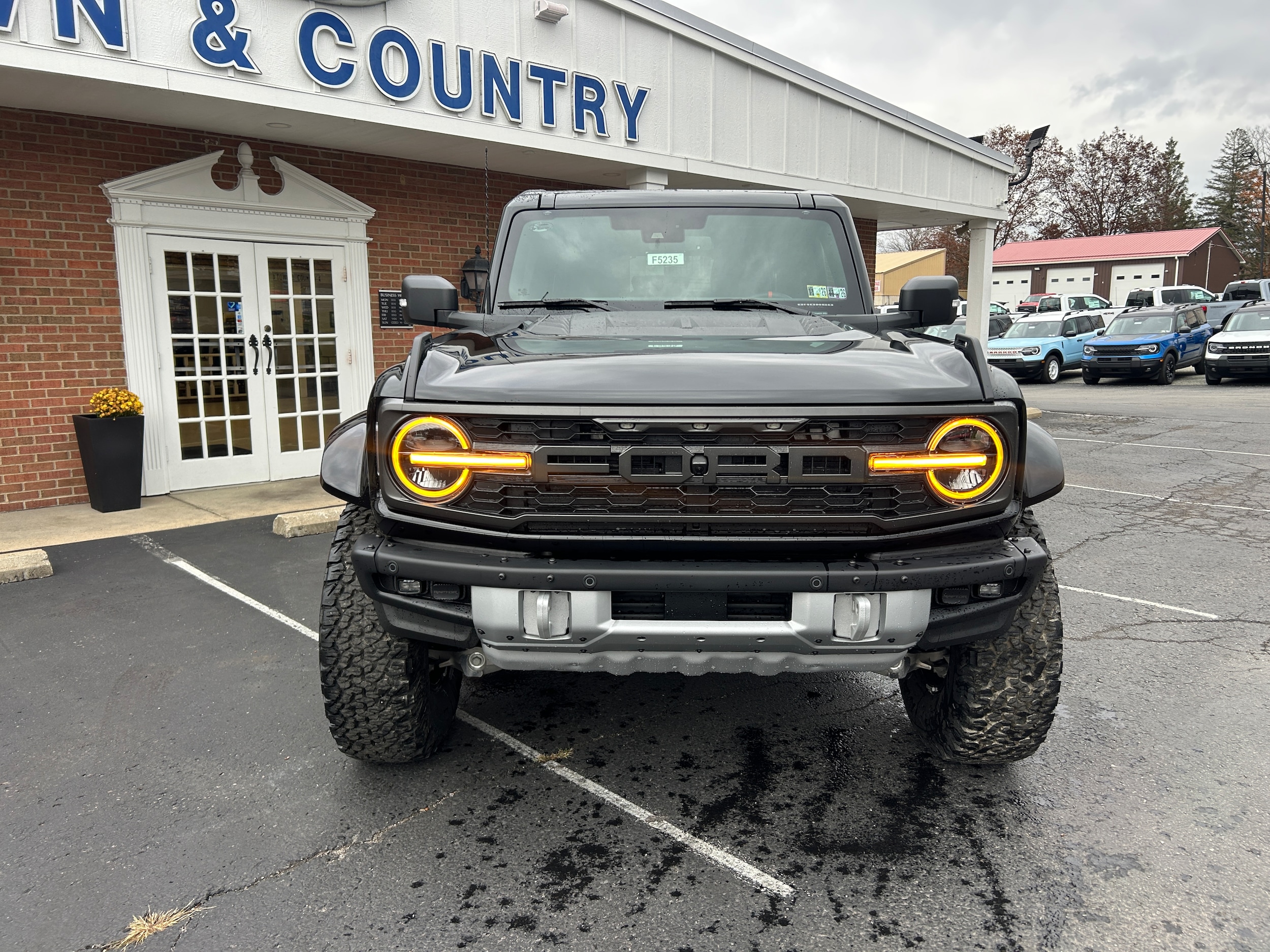 2025 Ford Bronco Raptor Shadow Black at Town & Country Ford