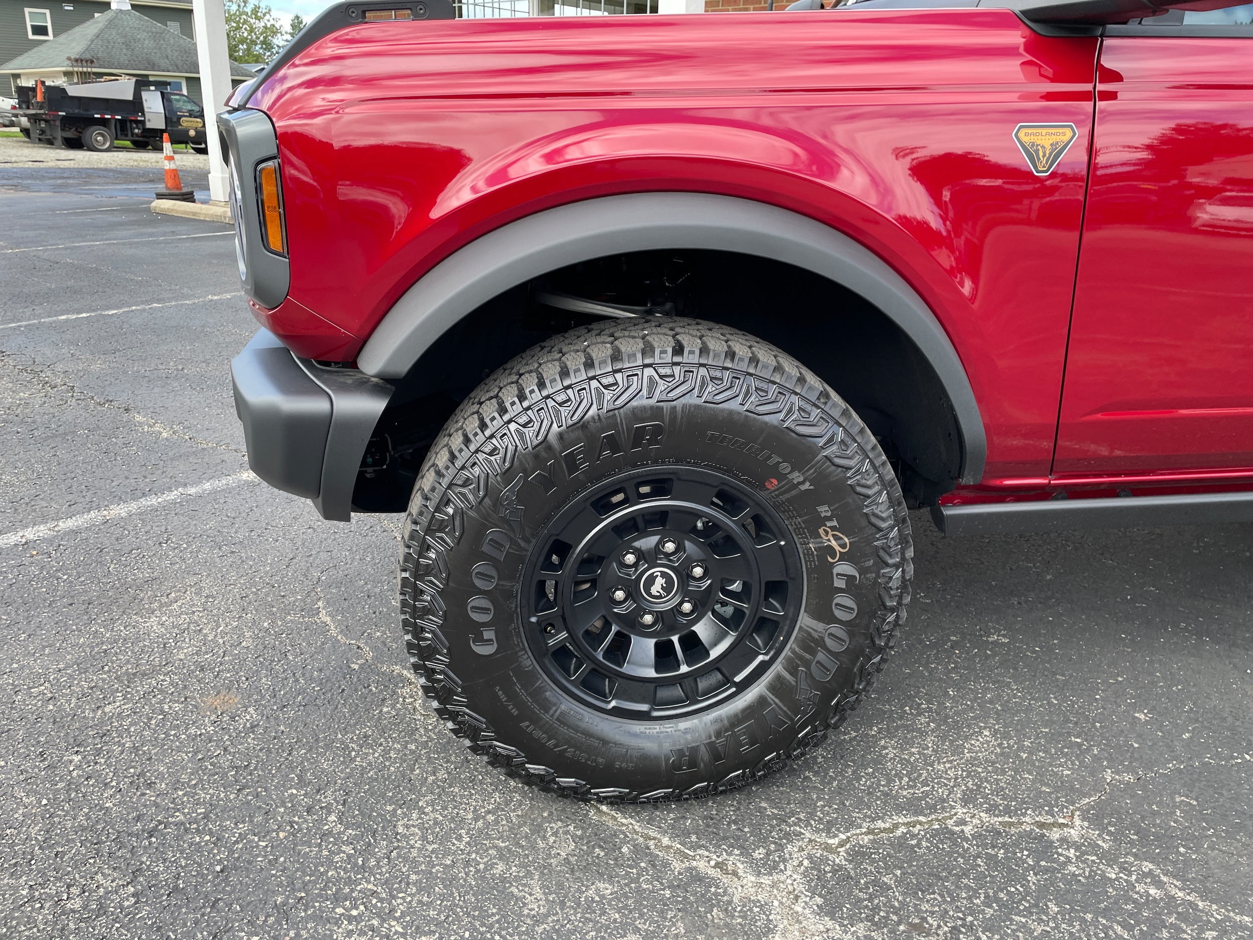 2026 Ford Bronco Badlands&reg; Ruby Red Metallic Tinted Clearcoat at Town & Country Ford